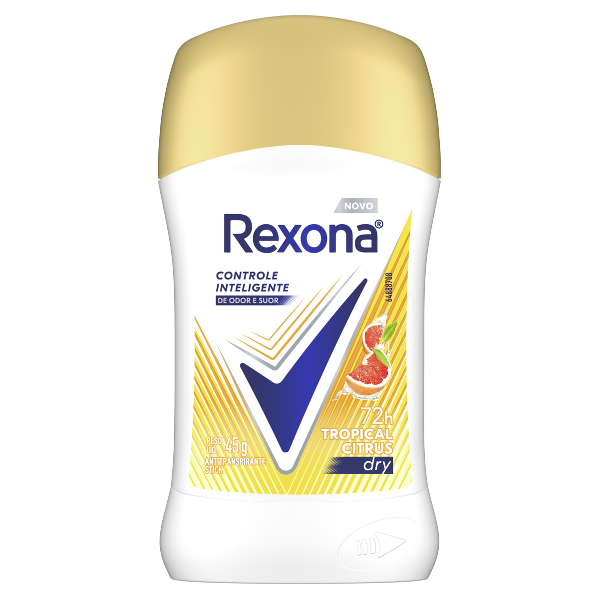 Antitranspirante Stick Tropical Citrus Dry Rexona 45g