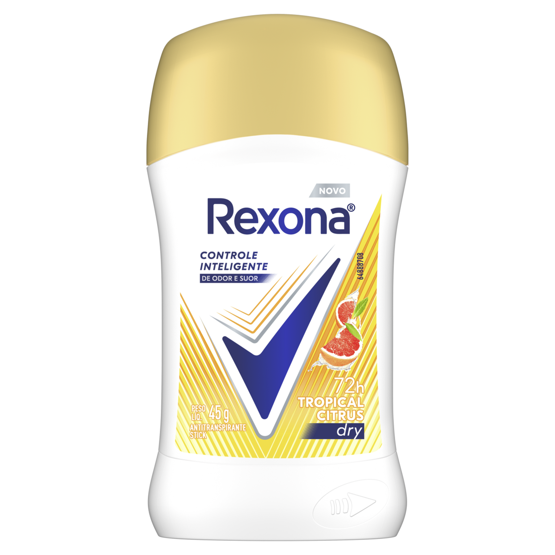 Antitranspirante Stick Tropical Citrus Dry Rexona 45g
