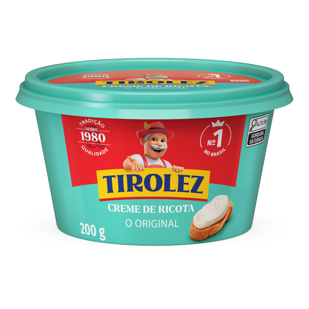 Creme de Ricota Original Tirolez Pote 200g