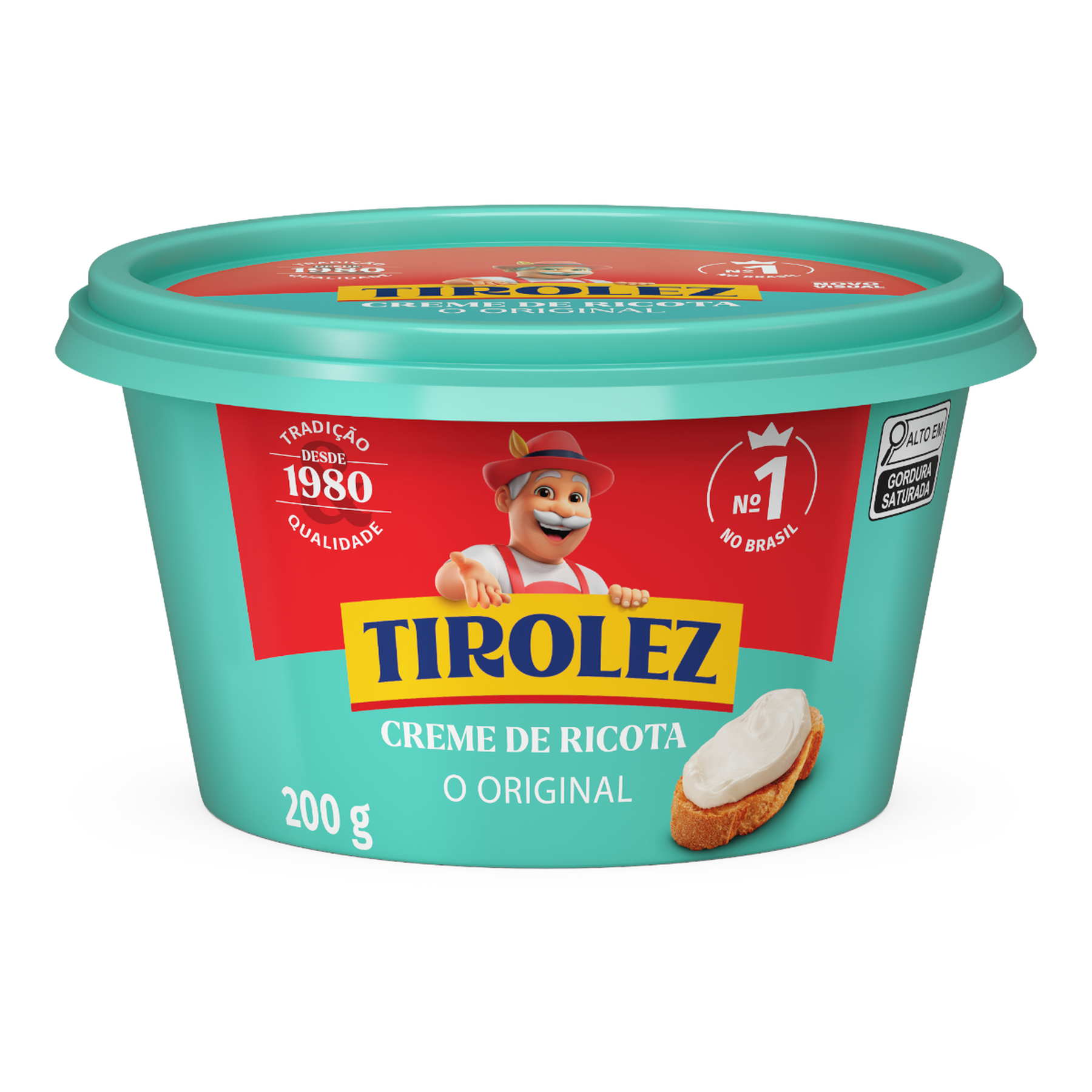 Creme de Ricota Original Tirolez Pote 200g