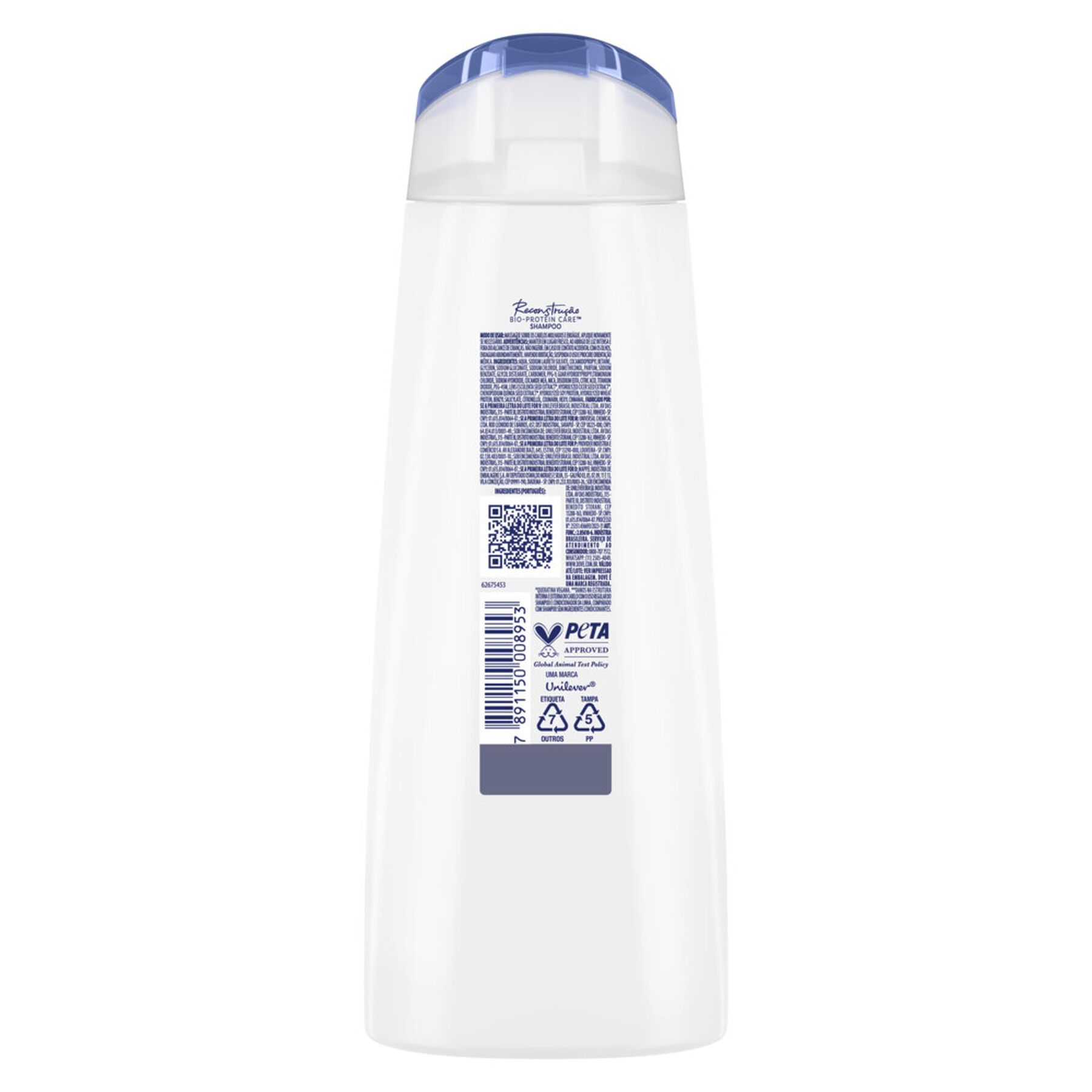 Shampoo Dove Nutritive Solutions Reconstrução Completa Frasco 200ml