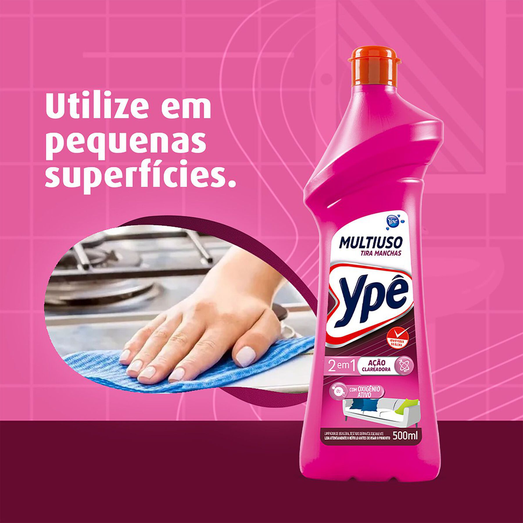 Limpador Multiuso Tira-Manchas Ypê Premium Squeeze 500ml