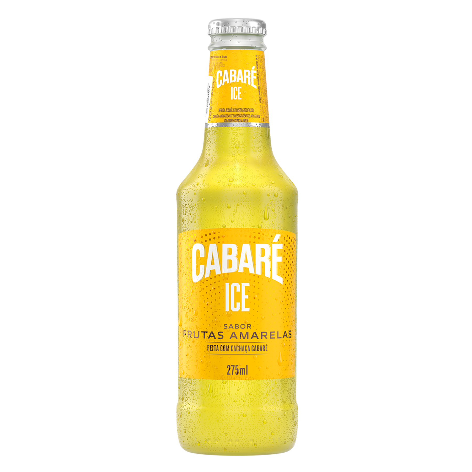 Bebida Mista Alco&oacute;lica Frutas Amarelas Cabar&eacute; Ice Garrafa 275ml