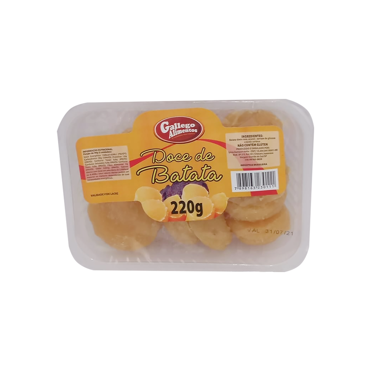 Doce Batata Gallego 220g