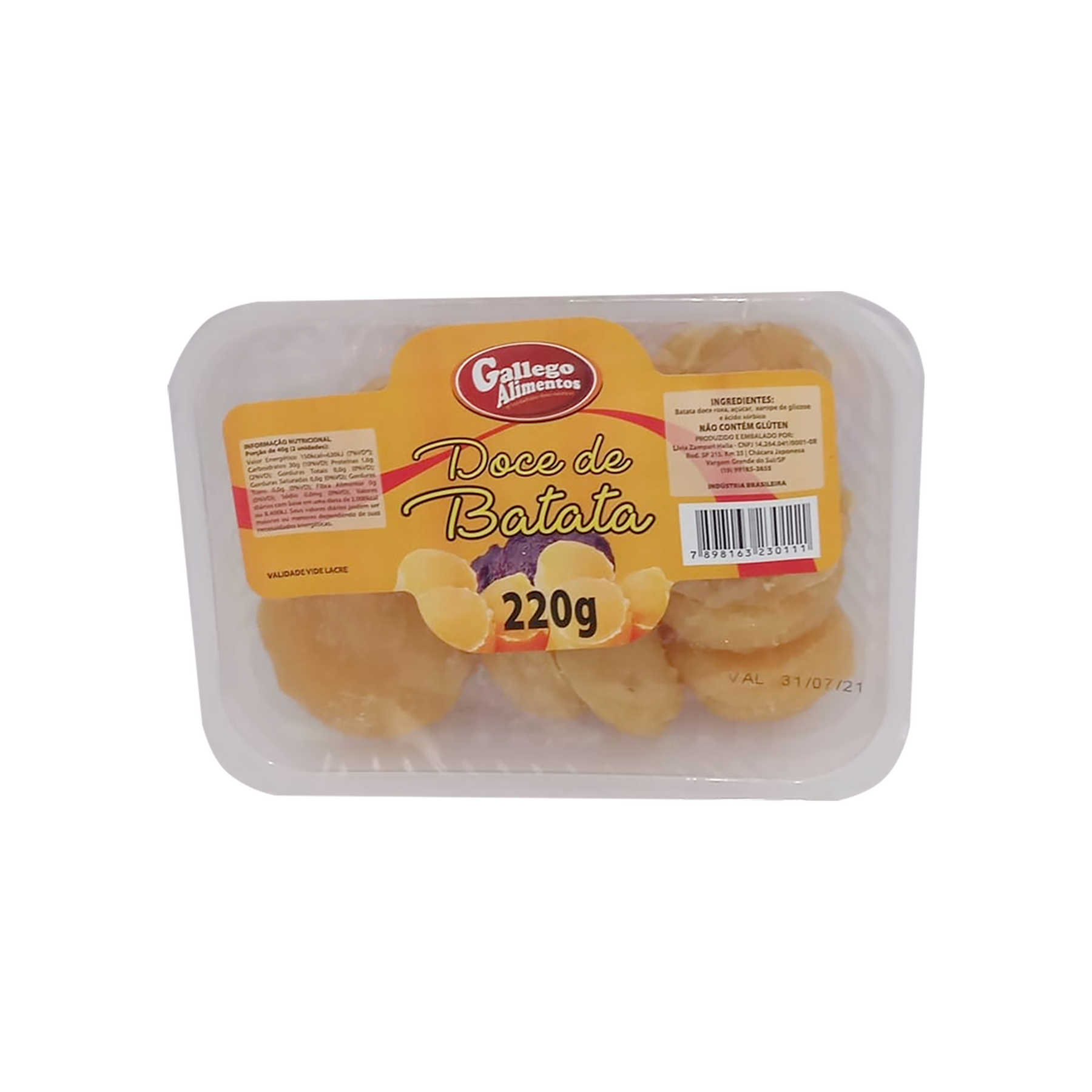 Doce Batata Gallego 220g