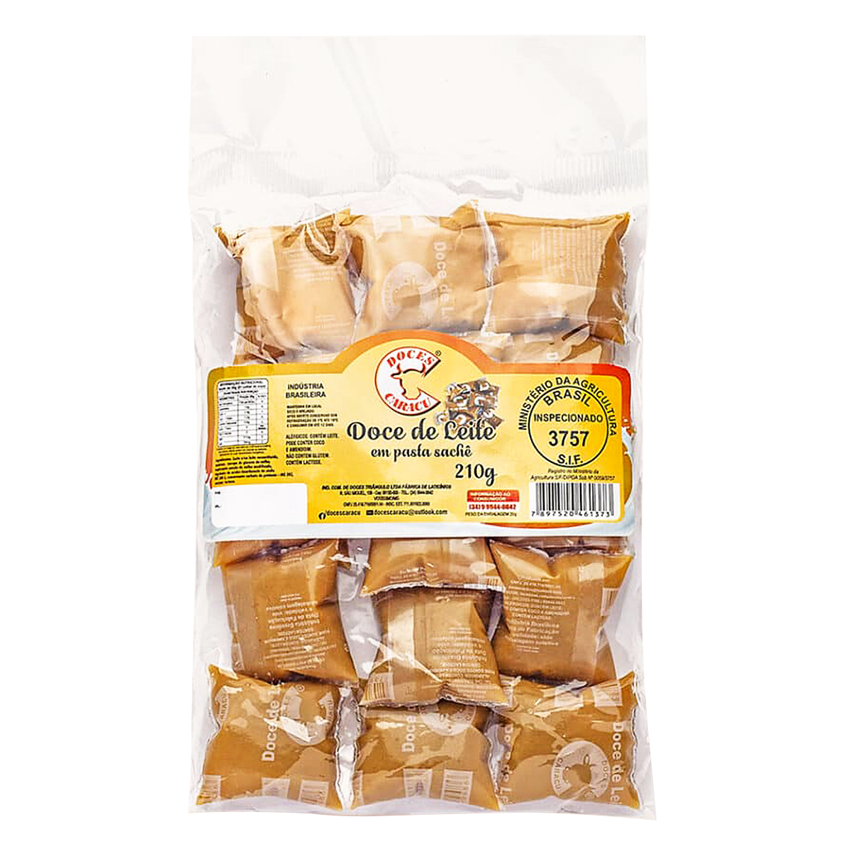 Doce de Leite Doces Caracu Pacote 210g