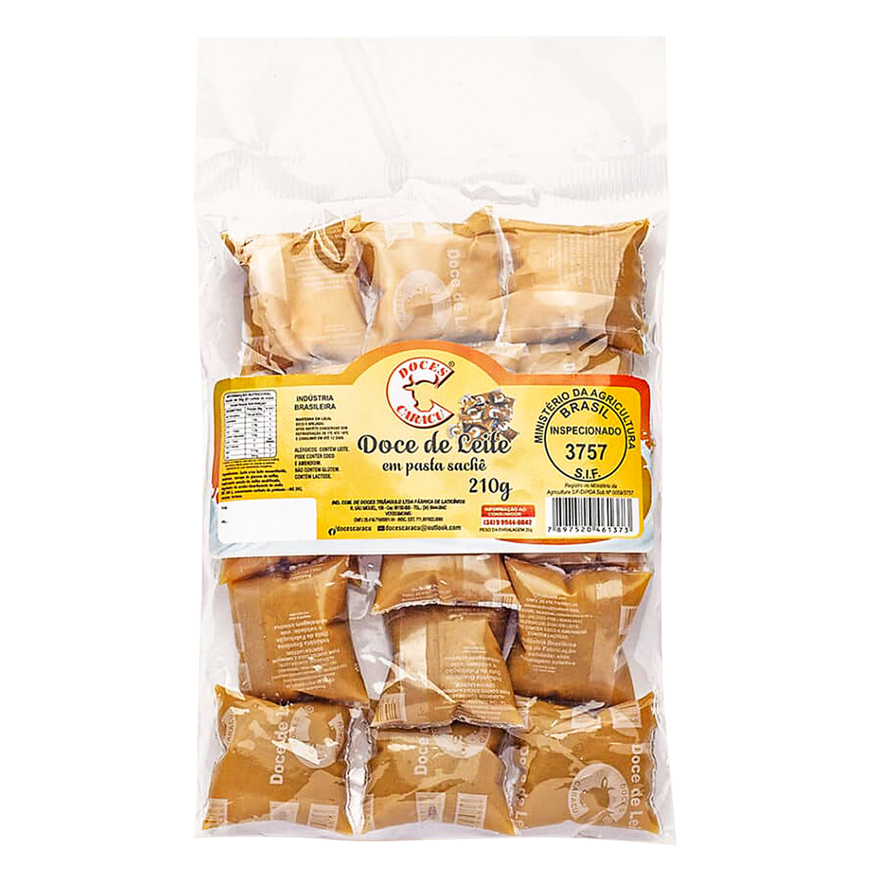 Doce de Leite Doces Caracu Pacote 210g