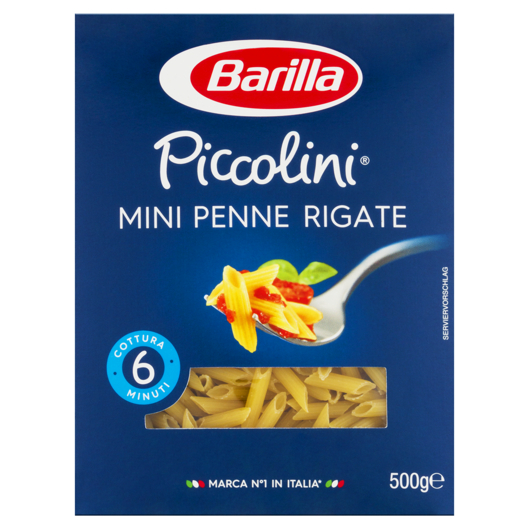 Macarrão de Sêmola Mini Penne Barilla Piccolini Caixa 500g
