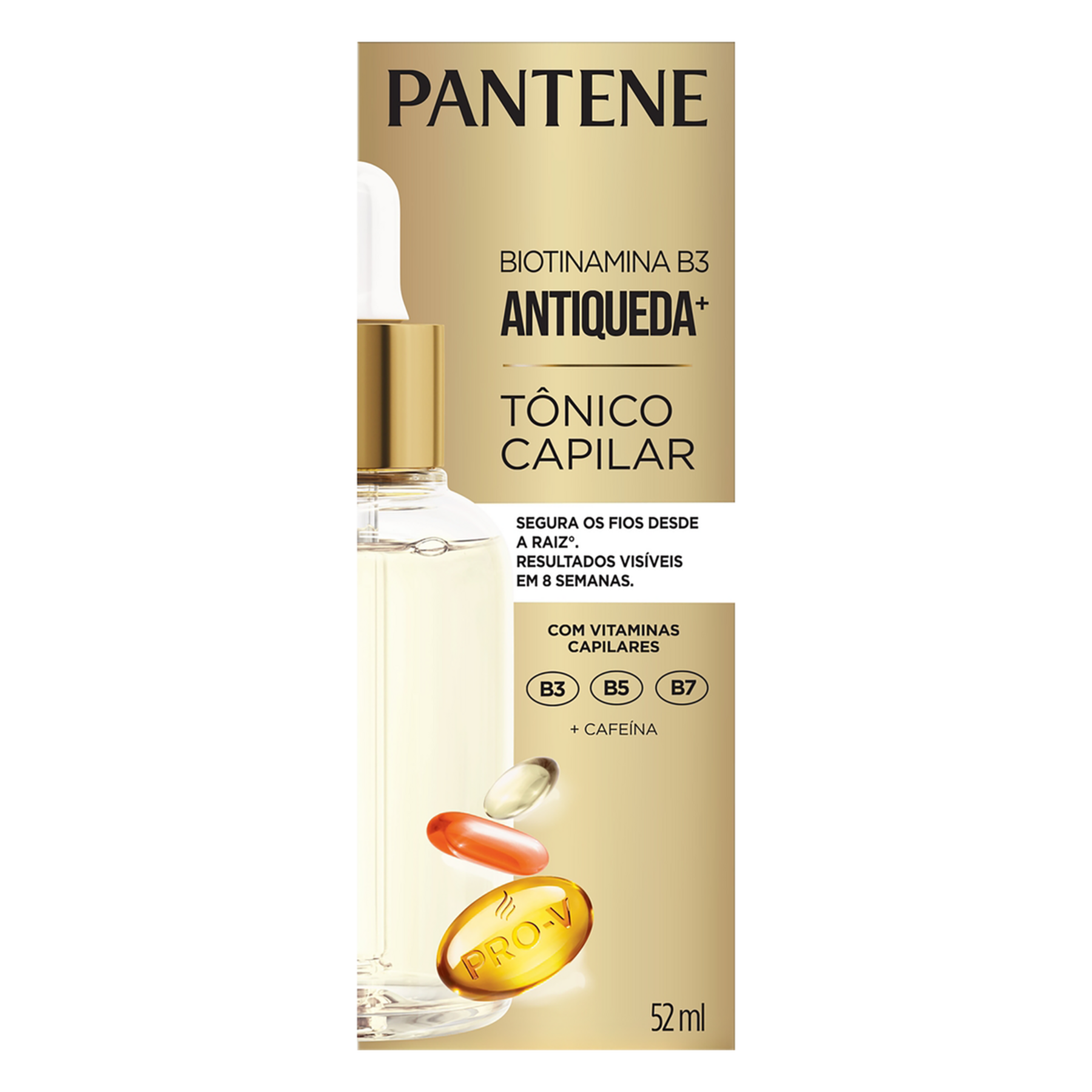 T&ocirc;nico Capilar Antiqueda Biotinamina B3 Pantene Caixa 52ml Conta-Gotas