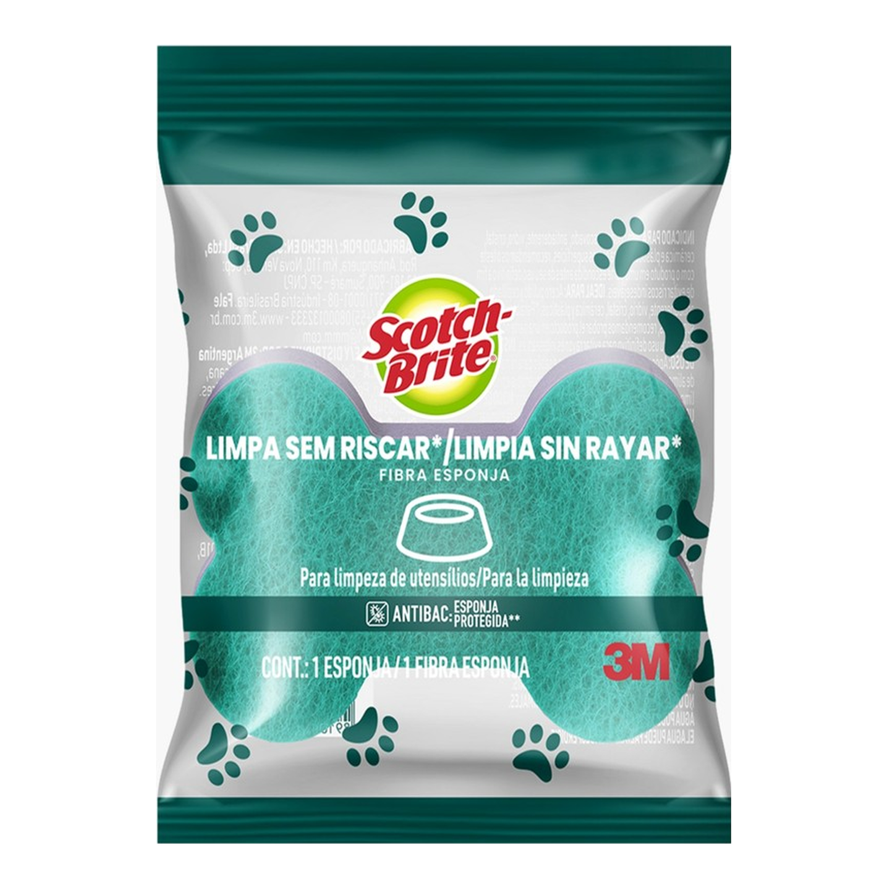 Esponja N&atilde;o Risca Pets Scotch-Brite - Sortido