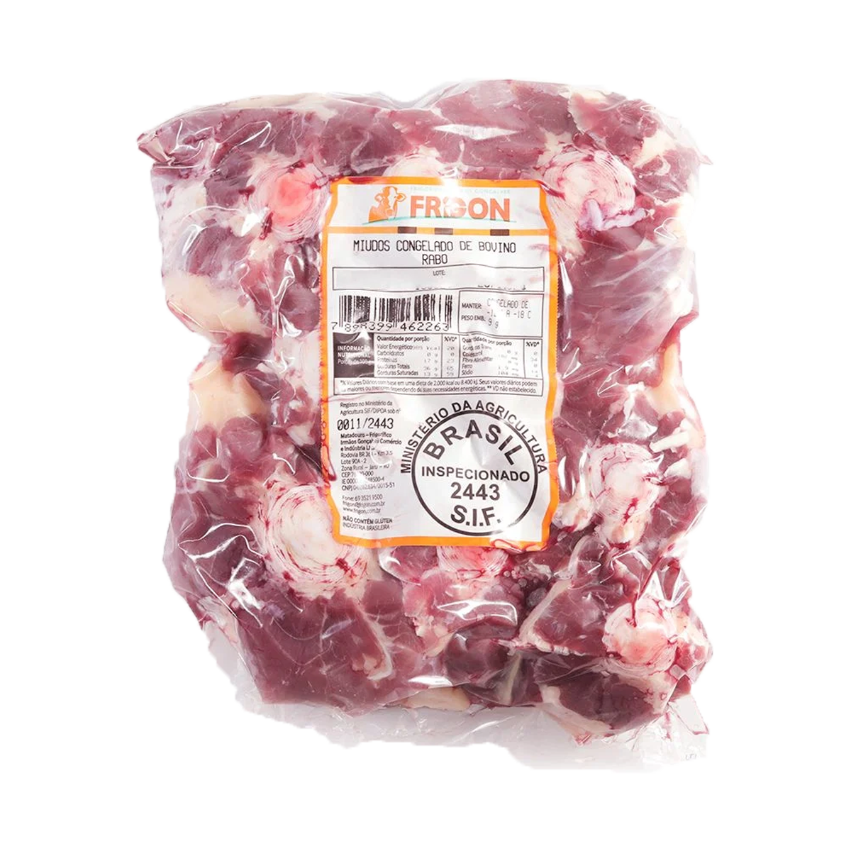 Rabo Bovino Congelado Frigol aprox. 1.200g