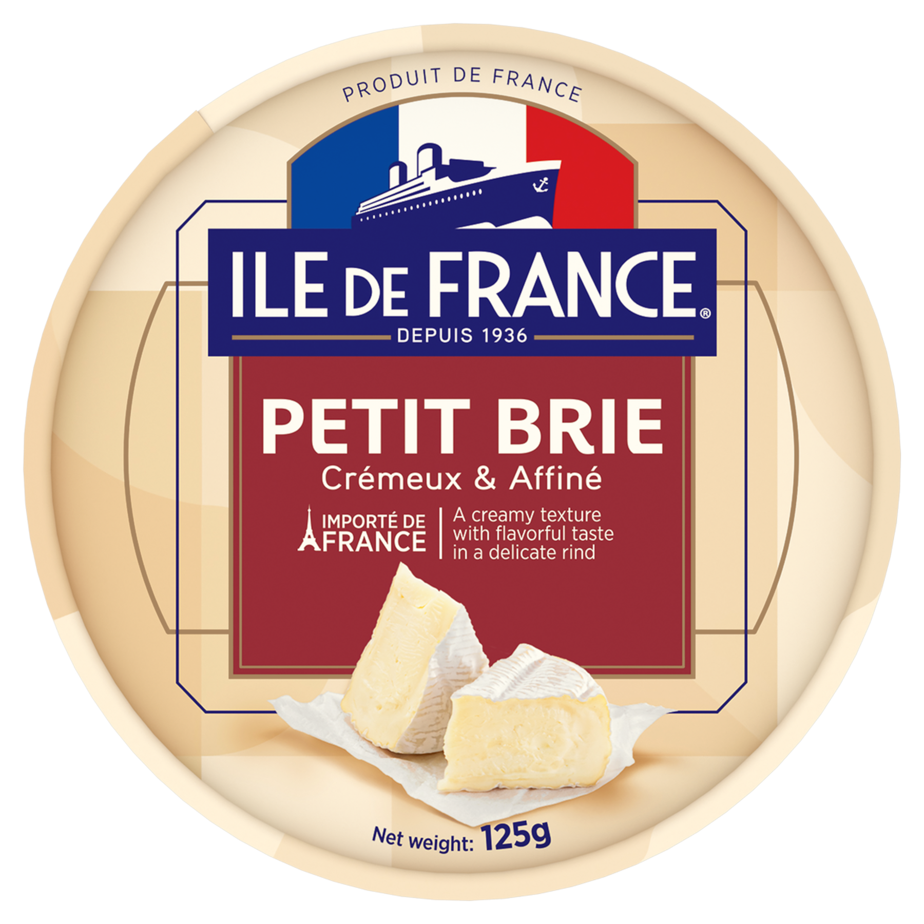 Queijo Petit Brie Ile de France 125g