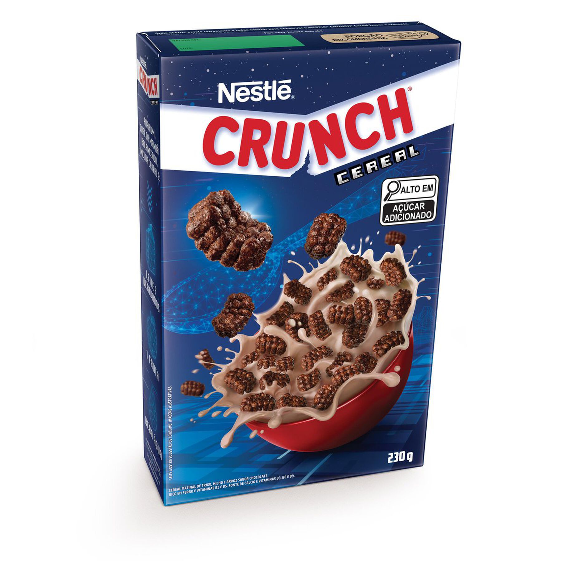 Cereal Matinal Crunch Nestl&eacute; Caixa 230g