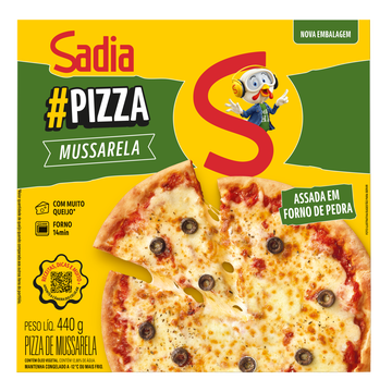 Pizza Mussarela Sadia Caixa 440g