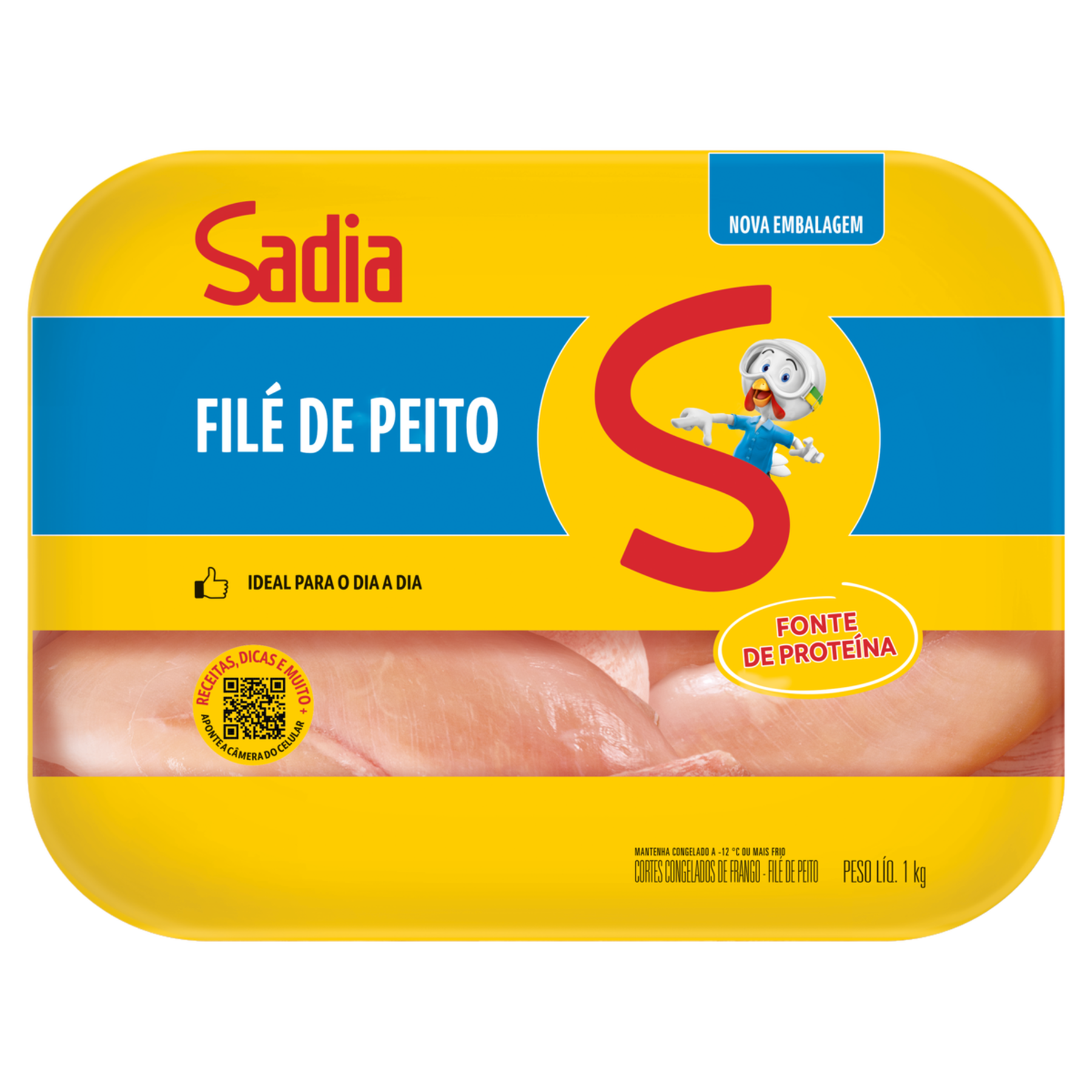 Filé de Peito de Frango Congelado Sadia 1kg