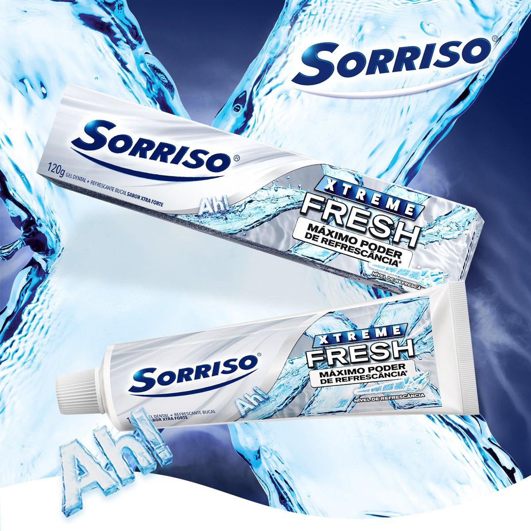 Gel Dental Xtra Forte Xtreme Fresh Sorriso Caixa 120g