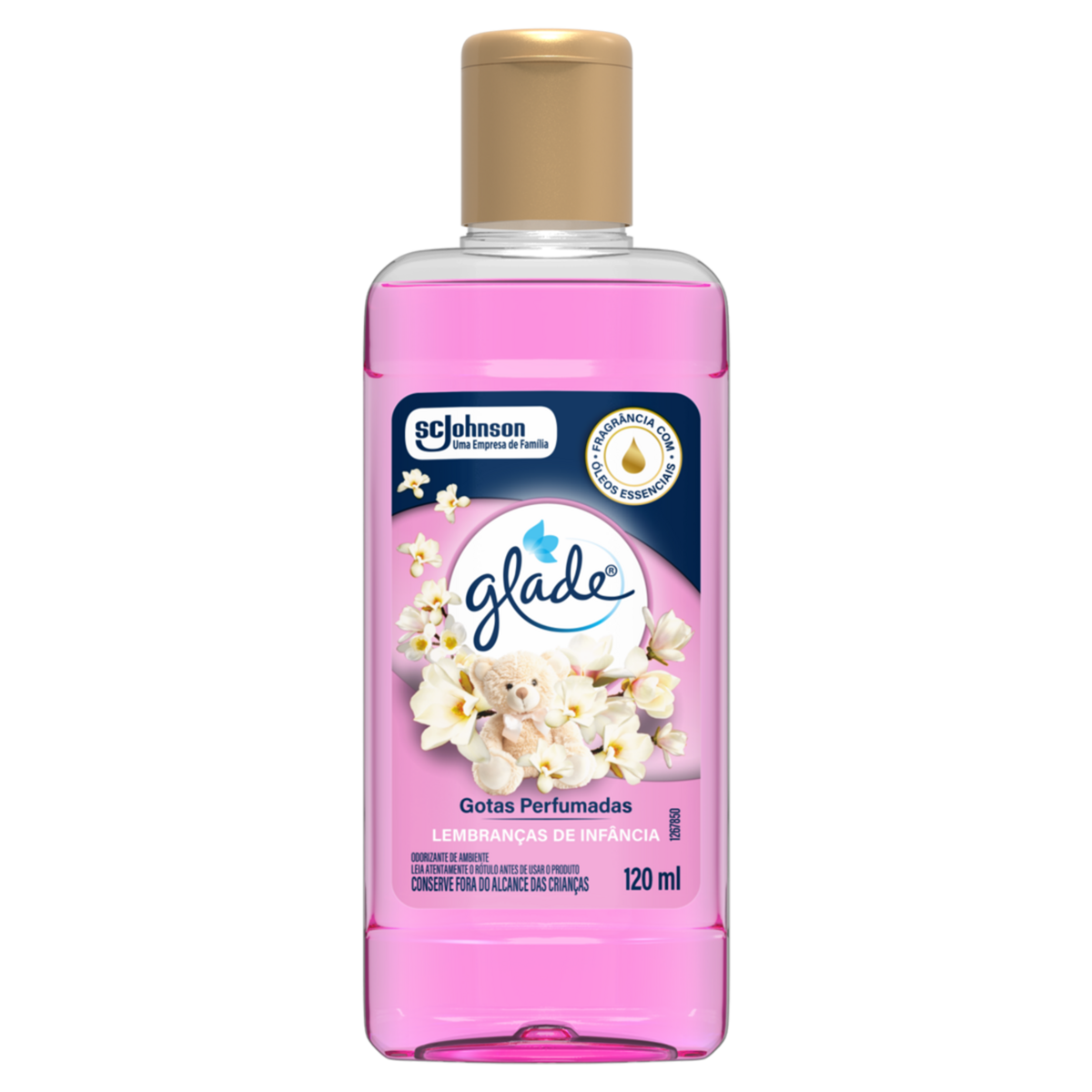 Odorizador de Ambiente Lembran&ccedil;as de Inf&acirc;ncia Gotas Perfumadas Glade Frasco 120ml