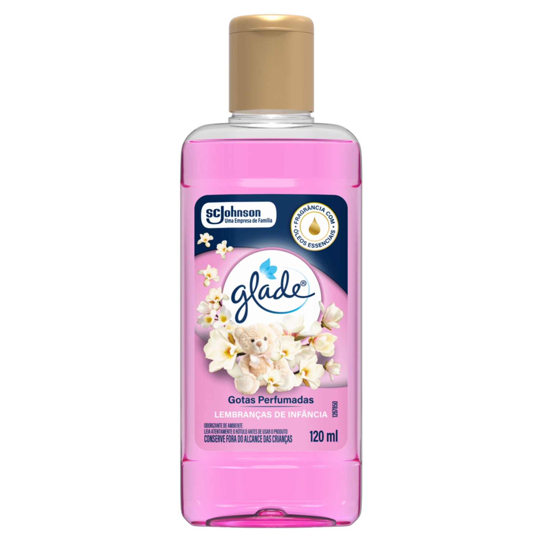 Odorizador de Ambiente Lembran&ccedil;as de Inf&acirc;ncia Gotas Perfumadas Glade Frasco 120ml