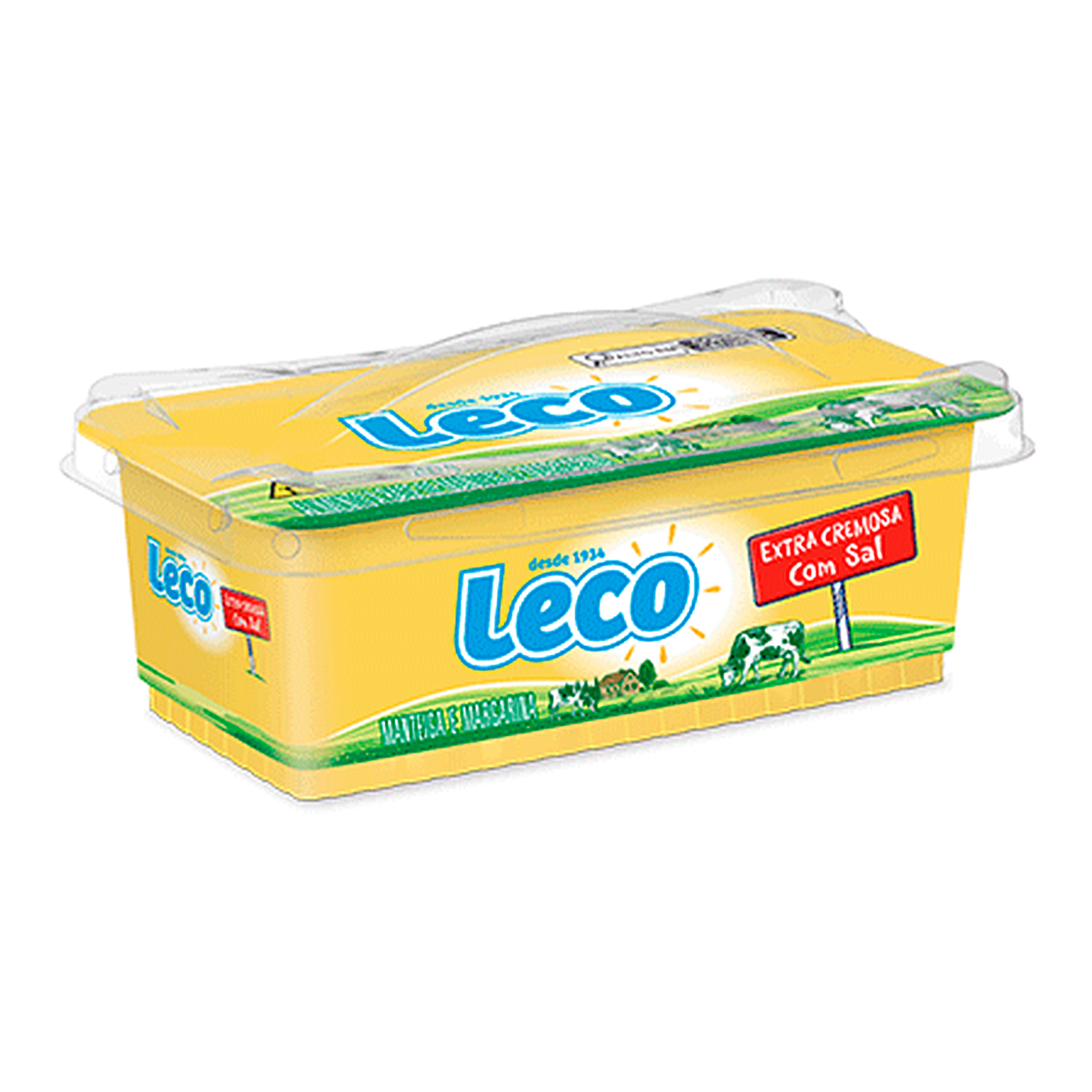 Manteiga e Margarina com Sal Extra Cremosa Leco Pote 200g