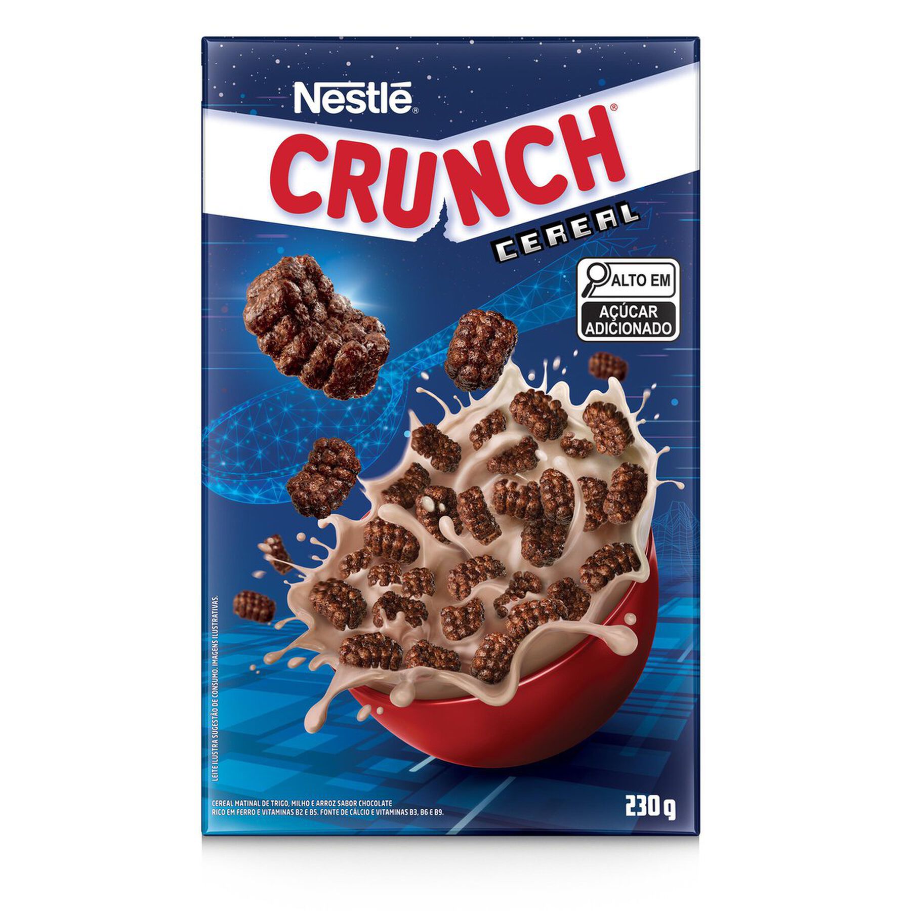 Cereal Matinal Crunch Nestl&eacute; Caixa 230g