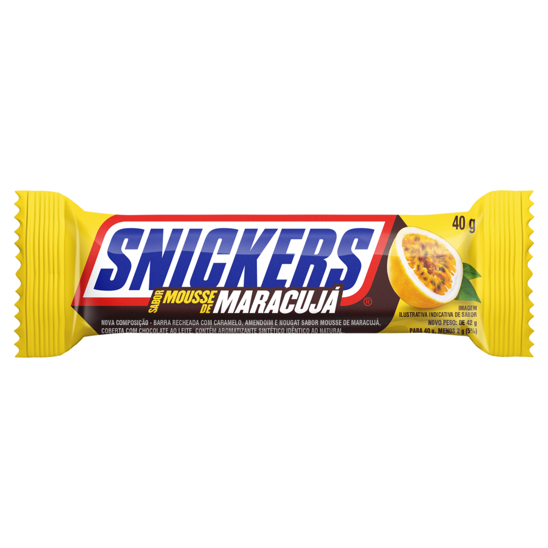 Chocolate Mousse de Maracuj&aacute; Snickers Pacote 40g