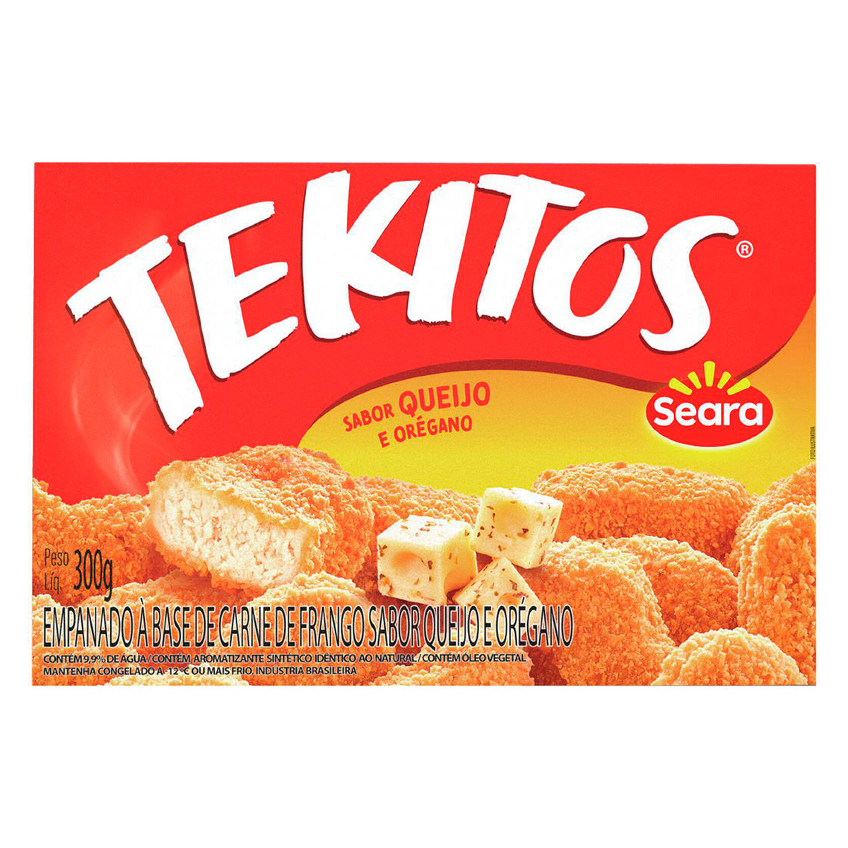 Tekitos queijo e or&eacute;gano 300g