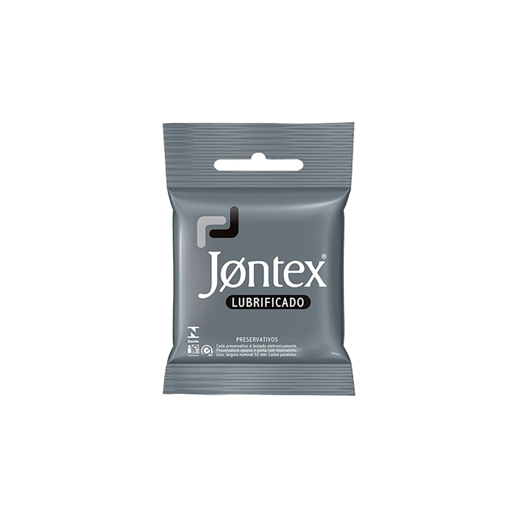 Preservativo Lubrificado Jontex Com 3
