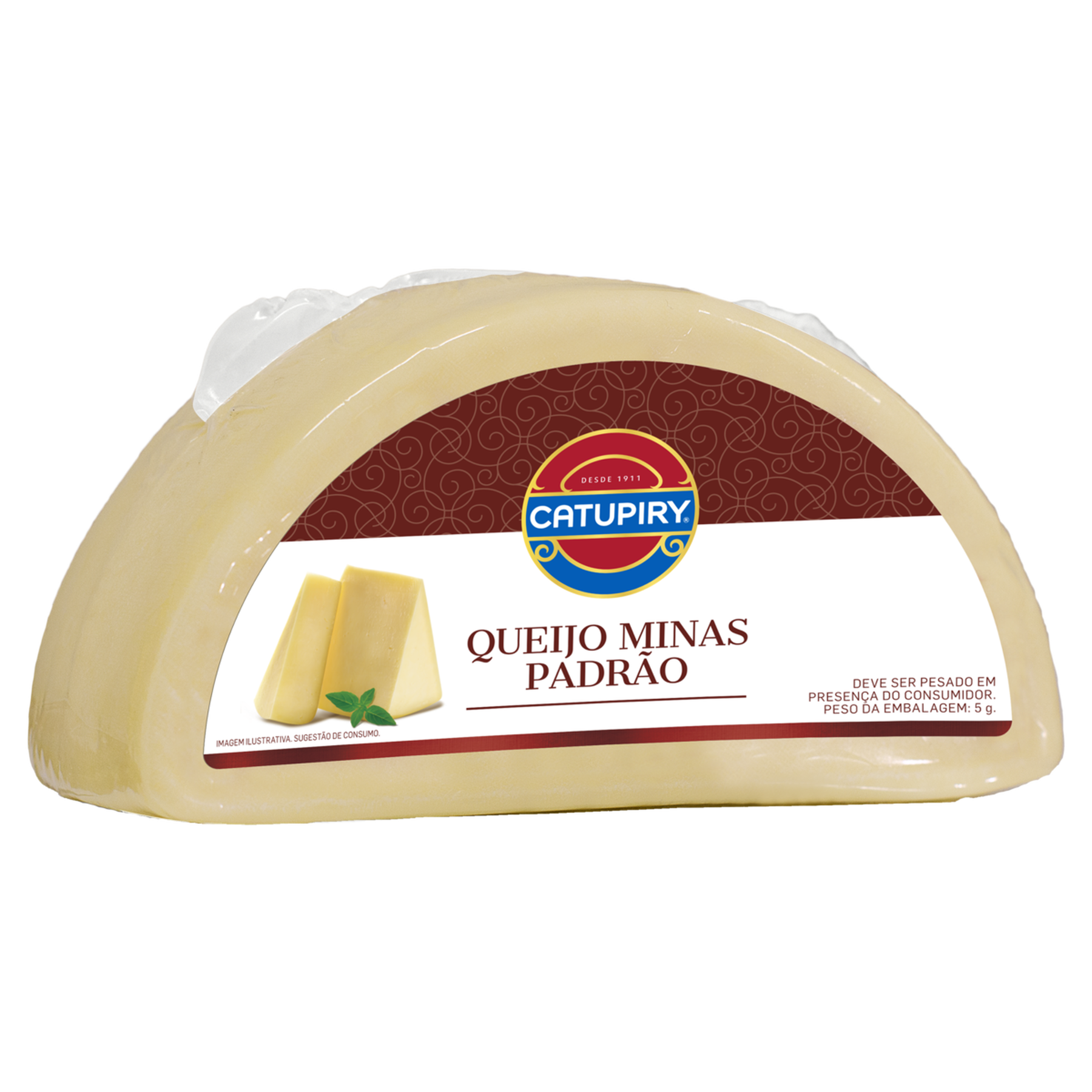 Queijo Minas Padr&atilde;o Fracionado Catupiry aprox. 560g