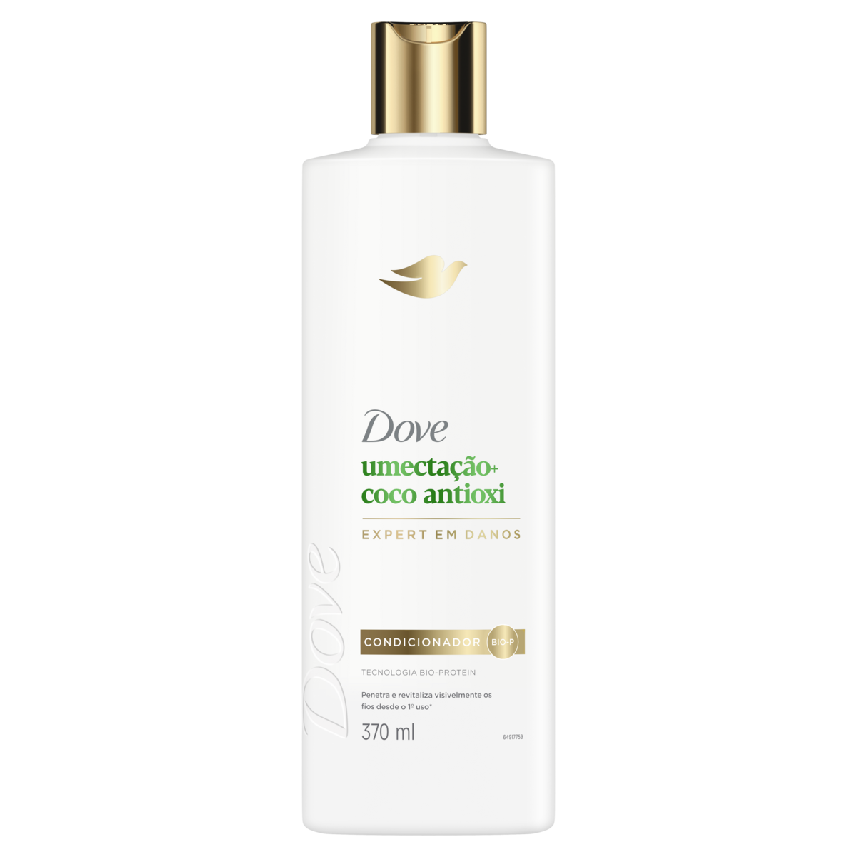 Condicionador Dove Umecta&ccedil;&atilde;o + Coco Antioxi Frasco 370ml