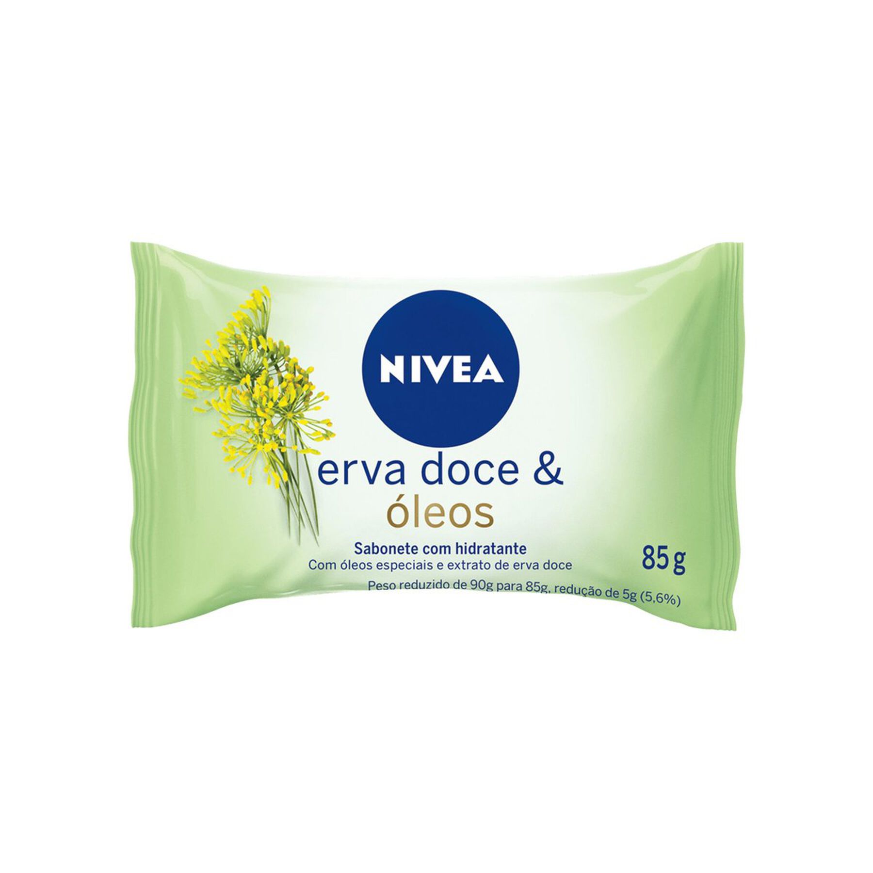Sabonete em Barra Hidratante Erva-Doce & Óleos Nivea Pacote 85g
