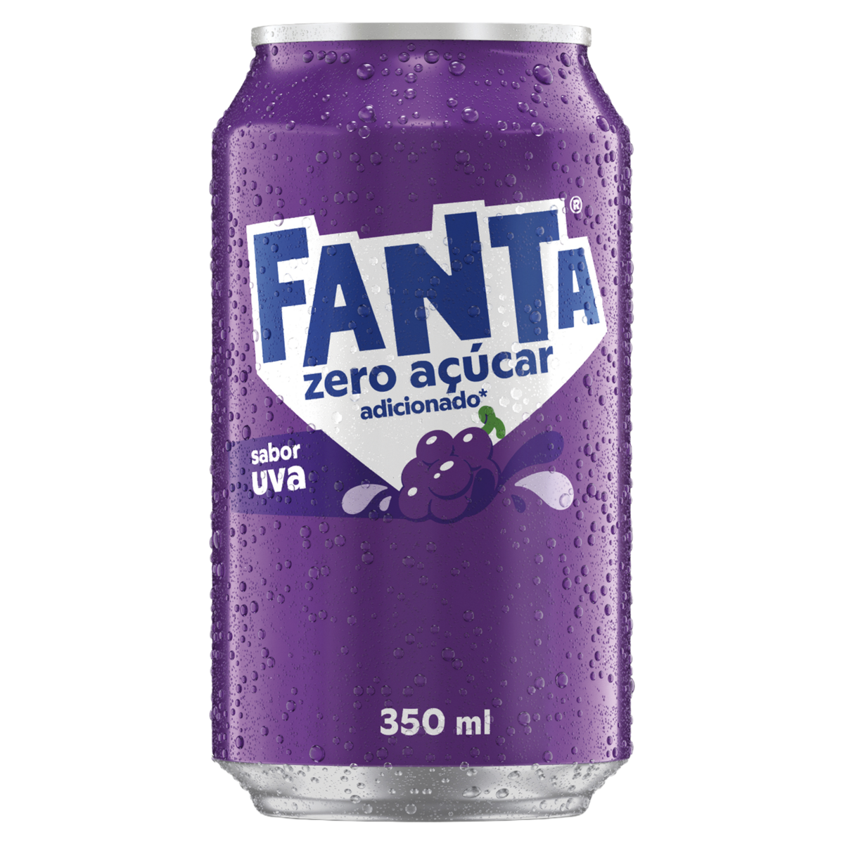 Refrigerante Uva Zero A&ccedil;&uacute;car Fanta Lata 350ml