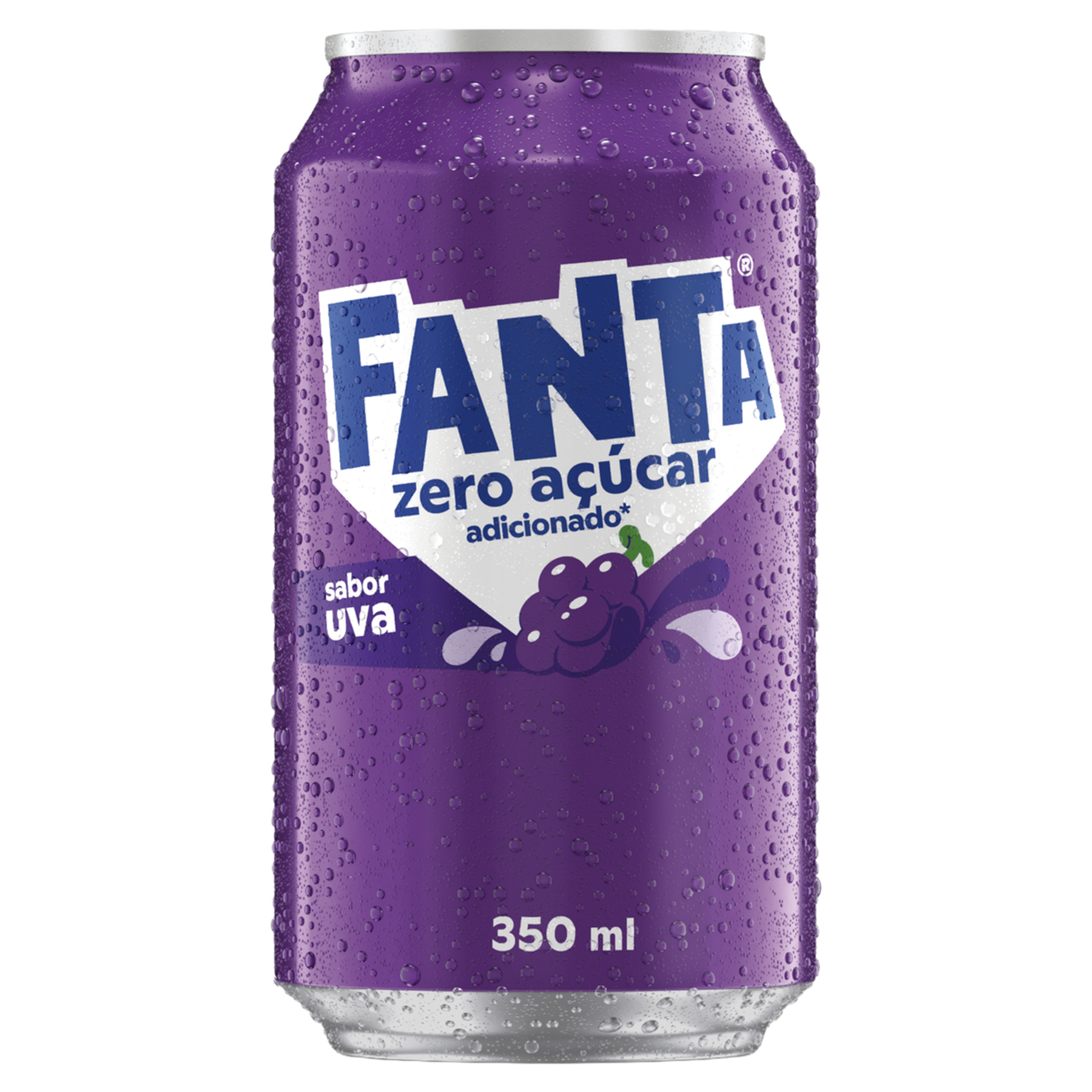 Refrigerante Uva Zero A&ccedil;&uacute;car Fanta Lata 350ml