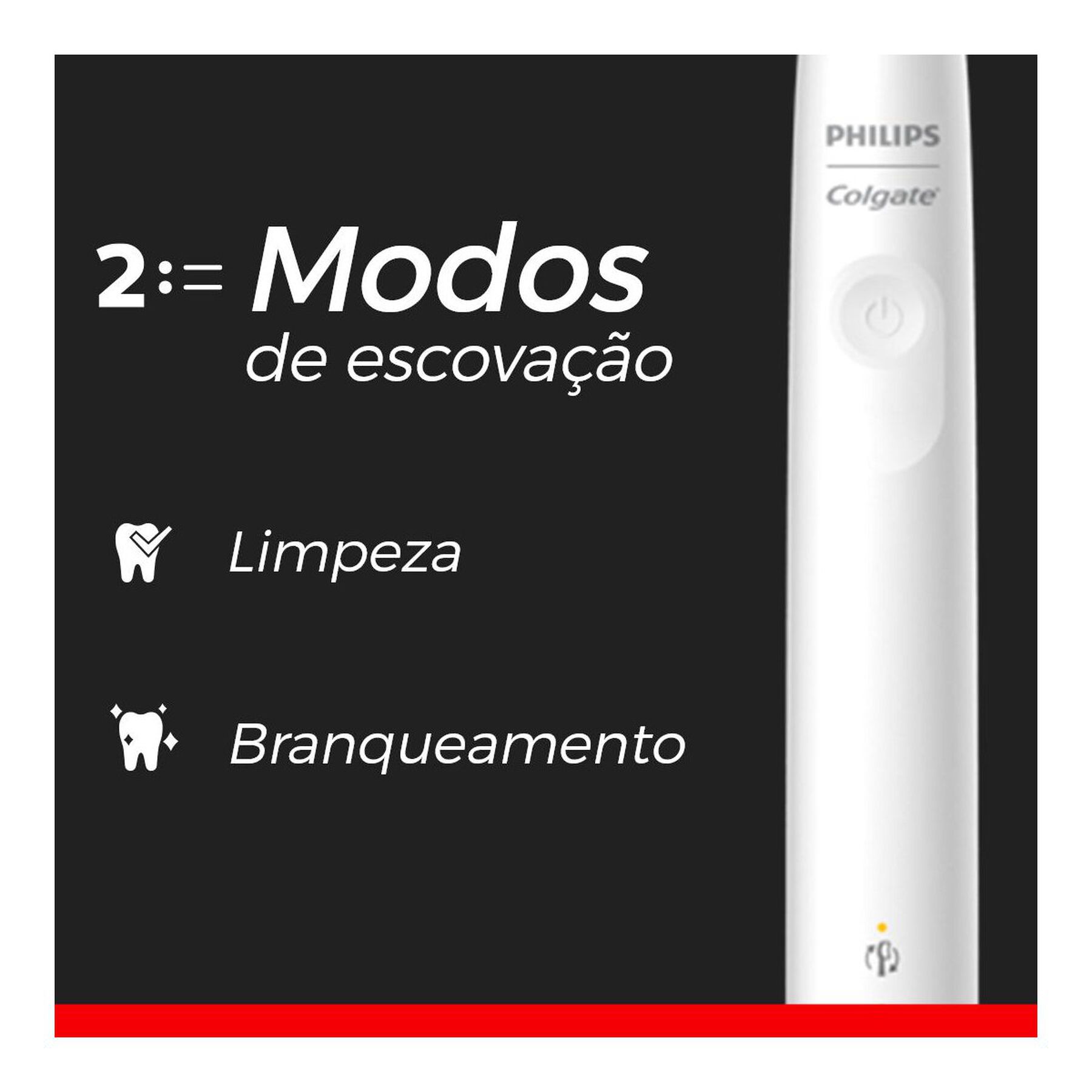 Escova Dental Elétrica SonicPro 30 + Refil Colgate + Philips