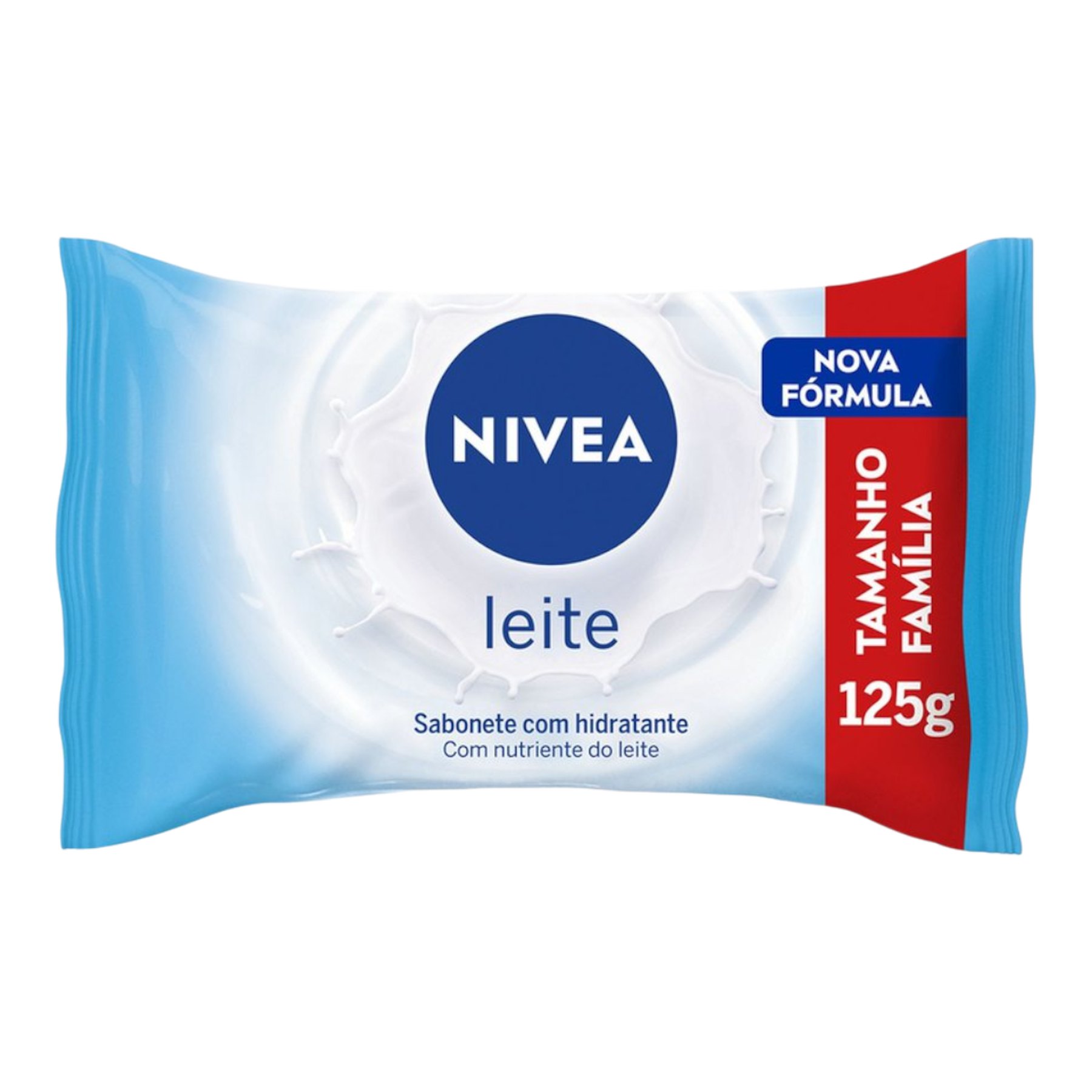 Sabonete Barra Hidratante Leite Nivea Flow Pack 125g