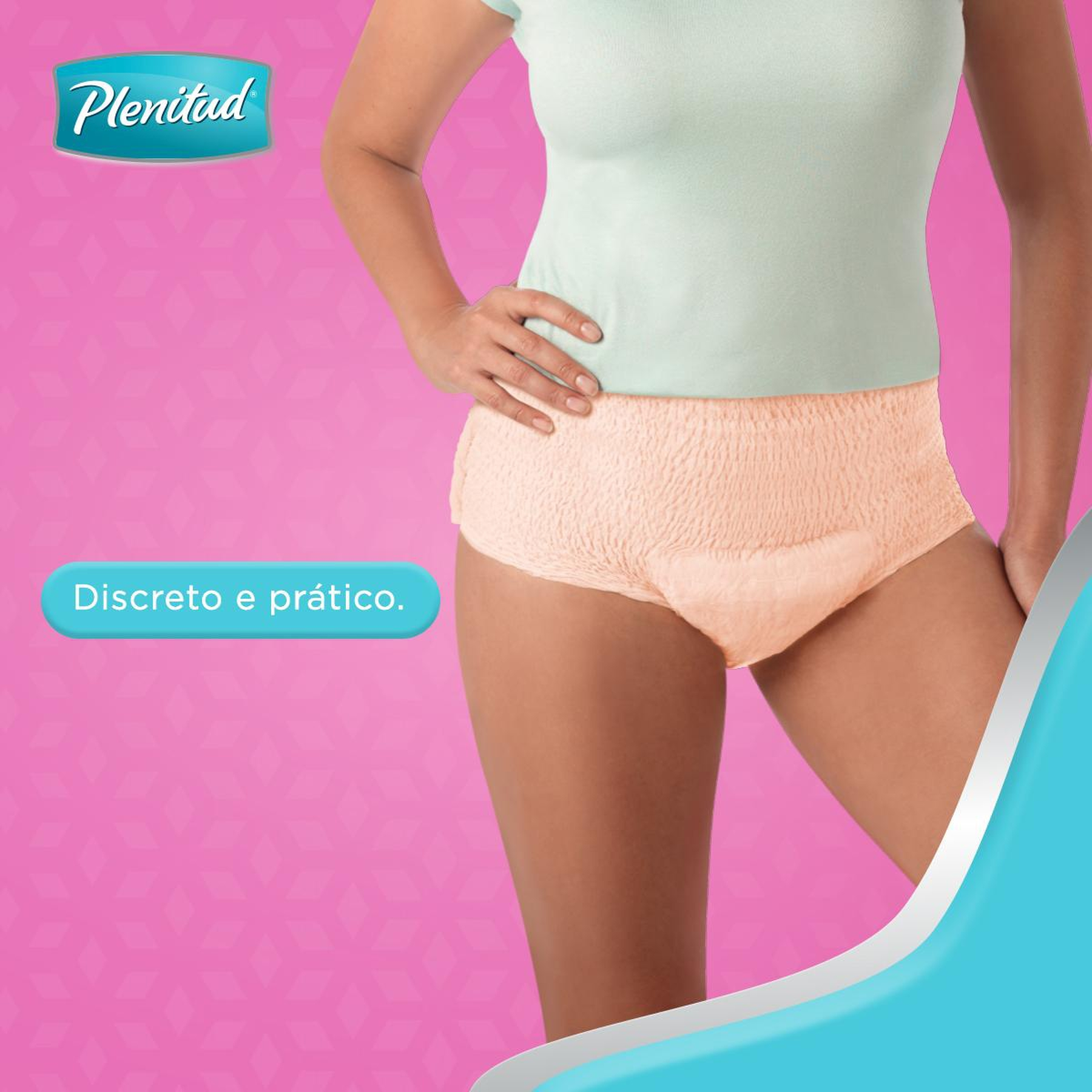 Roupa Íntima Descartável Plenitud Femme P/M Pacote 8 Unidades