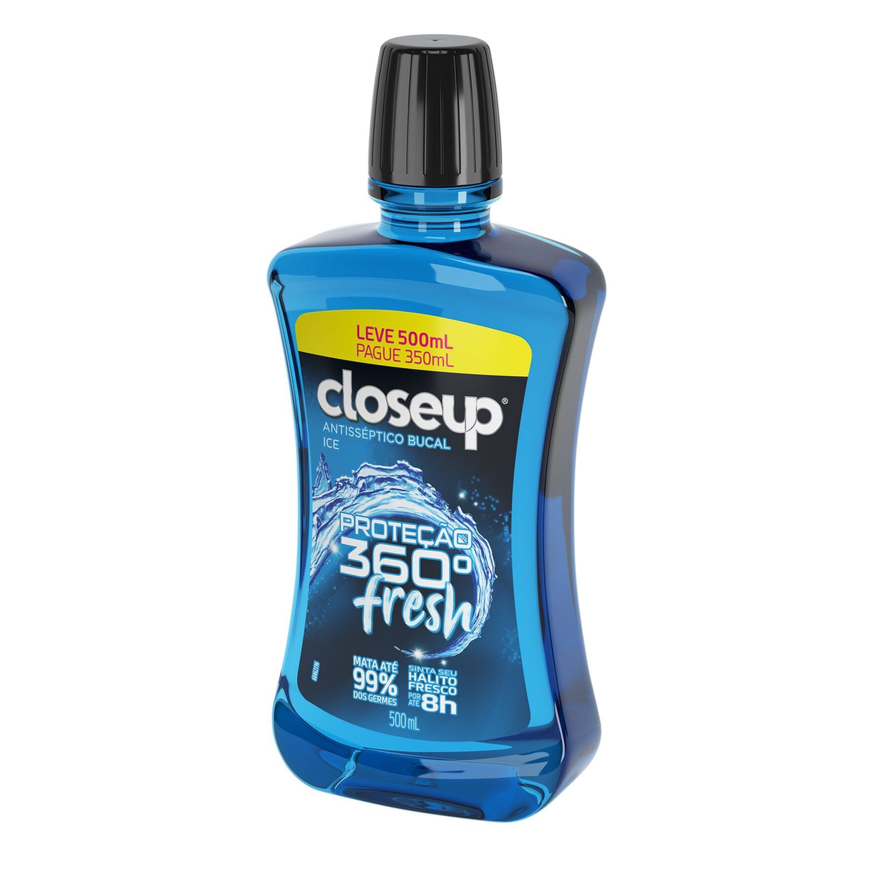 Antiss&eacute;ptico Bucal CloseUp Ice com &Aacute;lcool 500ml&nbsp;