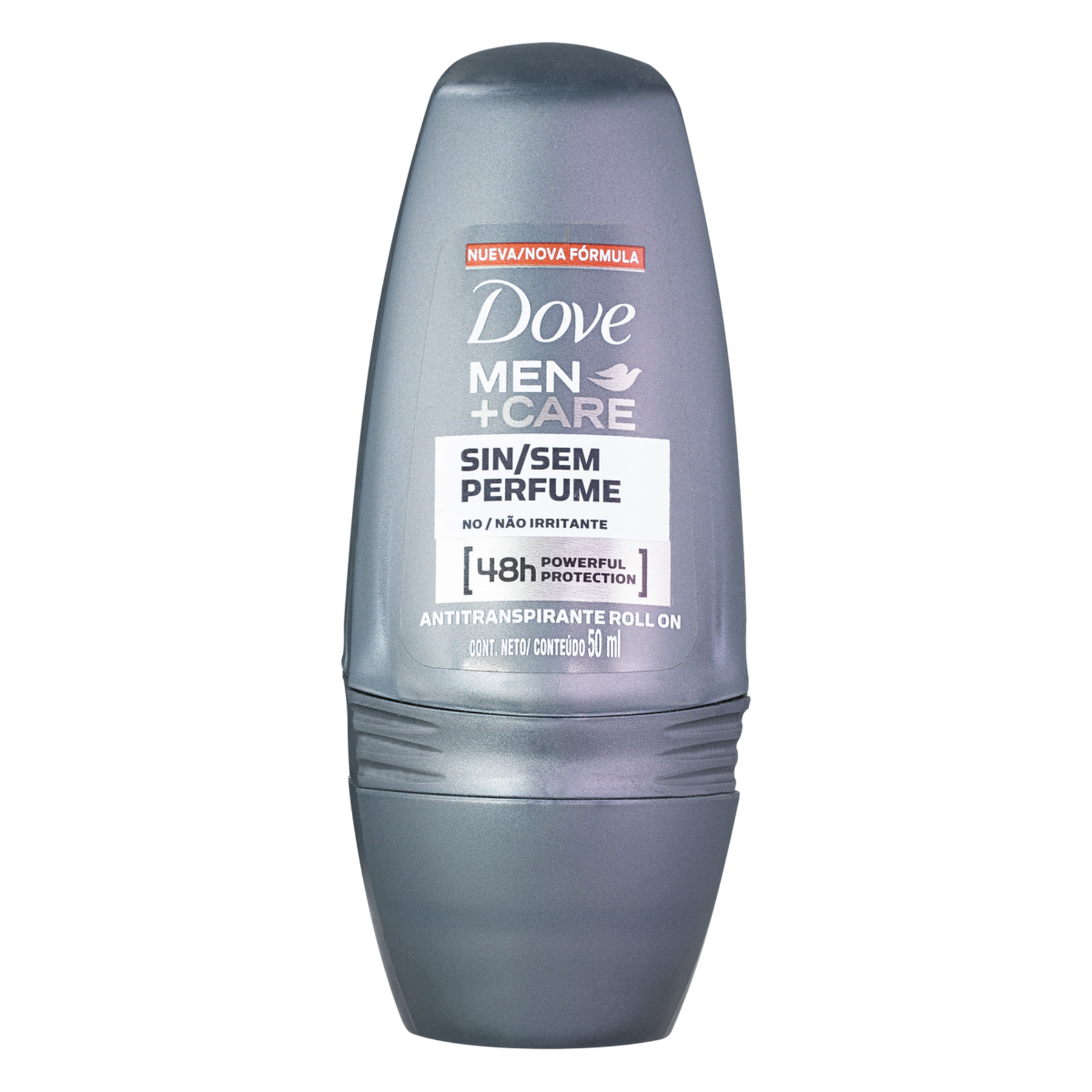 Antitranspirante Roll-On sem Perfume Dove Men+Care 50ml