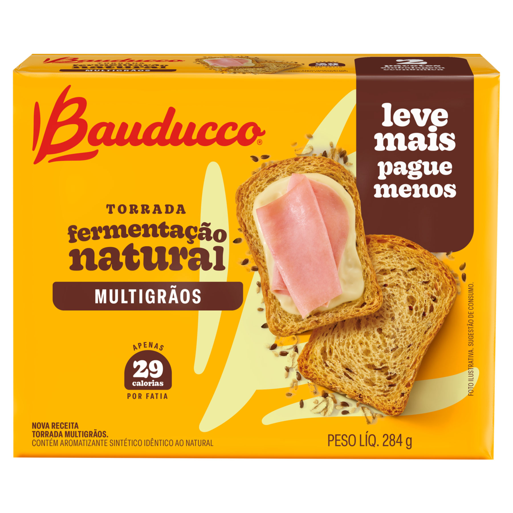 Torrada Bauducco Multigrãos 284g