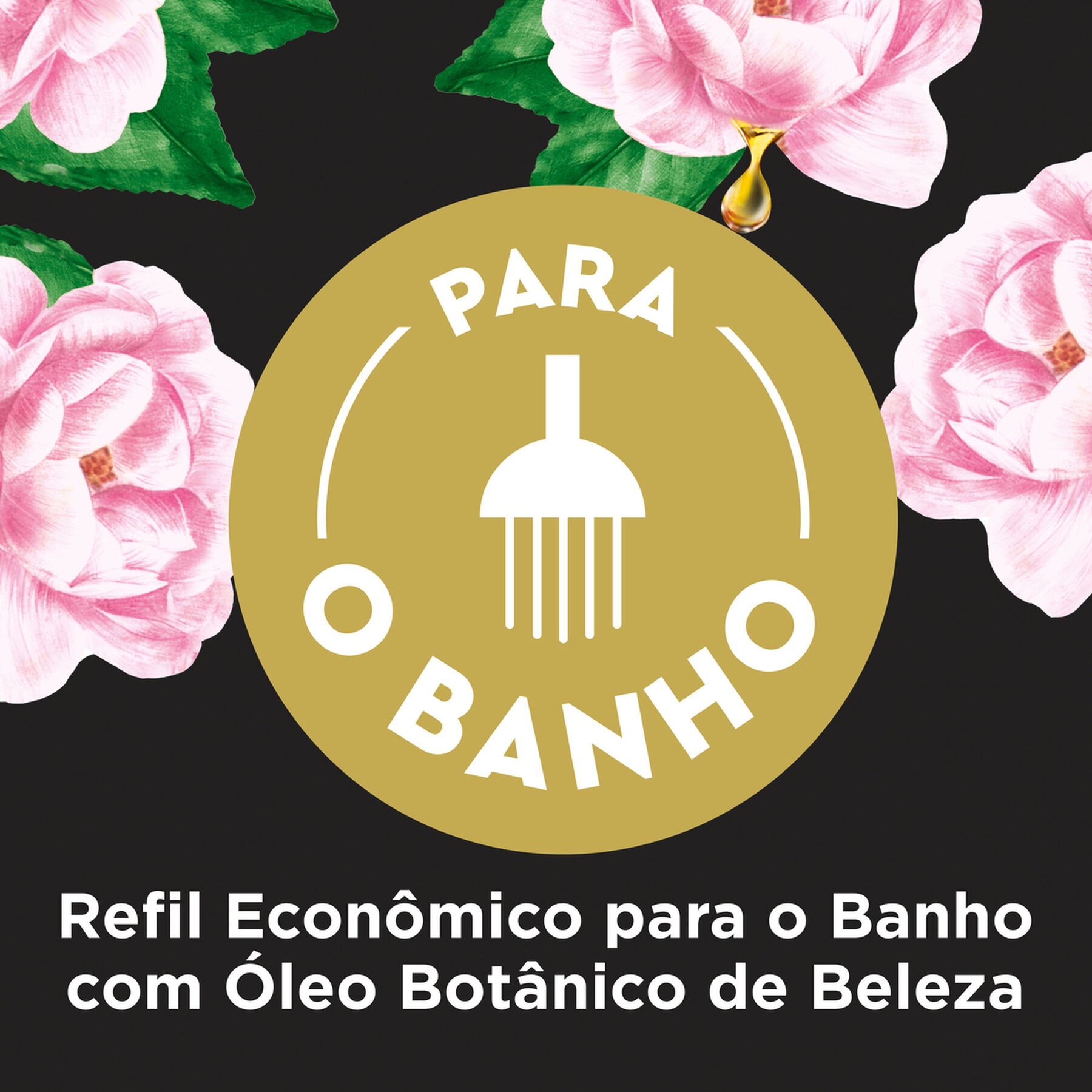 Sabonete L&iacute;quido Rosas Francesas Lux Botanicals Sach&ecirc; 200ml Refil