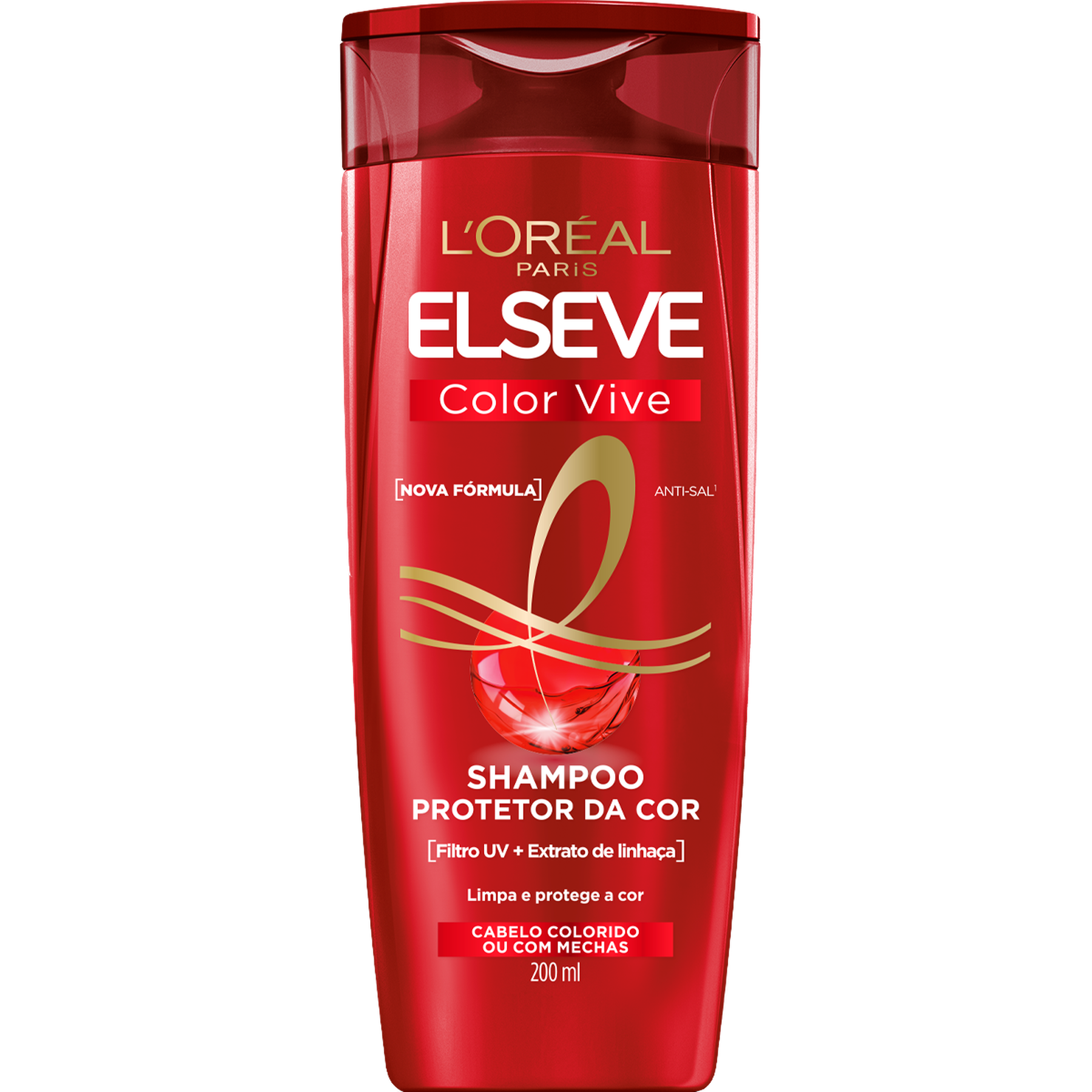 Shampoo Tratamento Color-Vive Elseve L'Oréal Paris Frasco 200ml