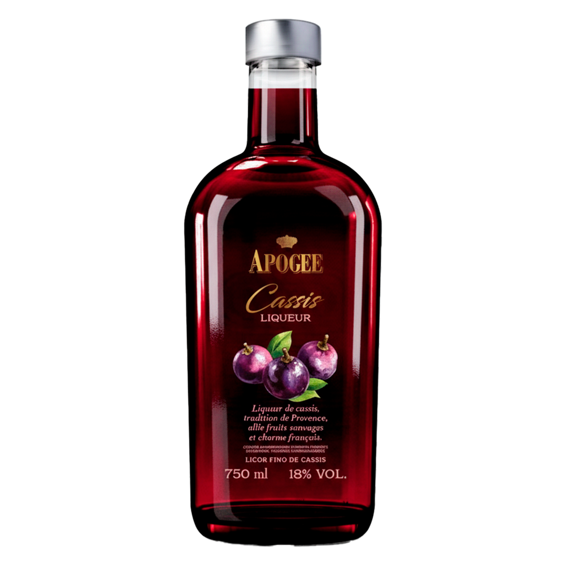 Licor Cassis Apogee Garrafa 750ml