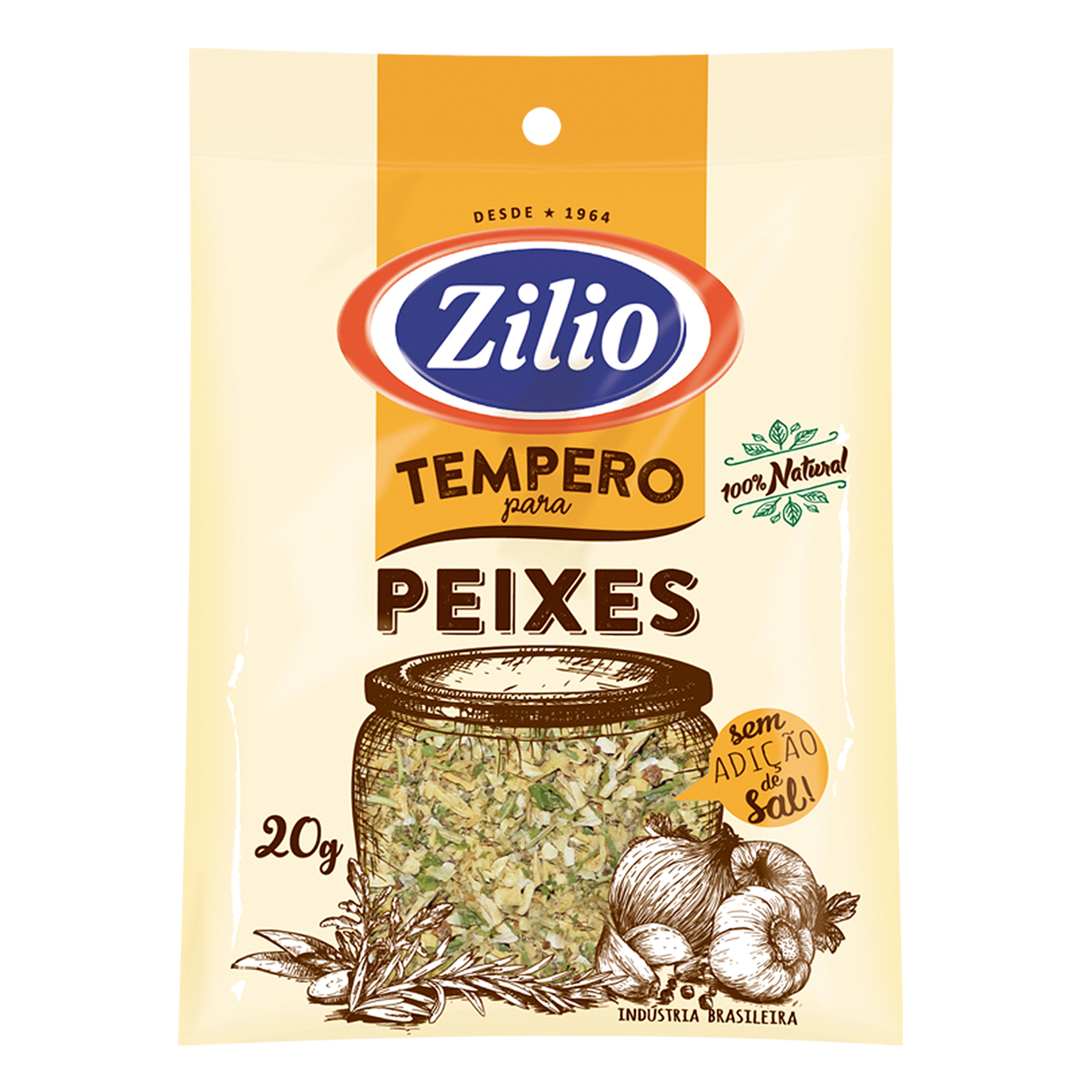Tempero Peixes Zilio 20g
