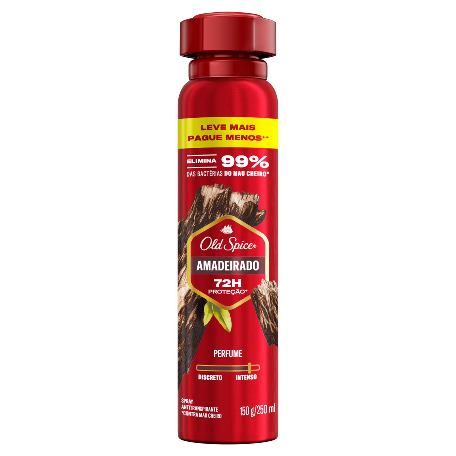 Desodorante Antitranspirante Aerossol Old Spice Amadeirado 250ml