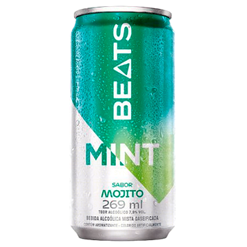Bebida Alcoólica Mista Gaseificada Mint Mojito Skol Beats Lata 269ml