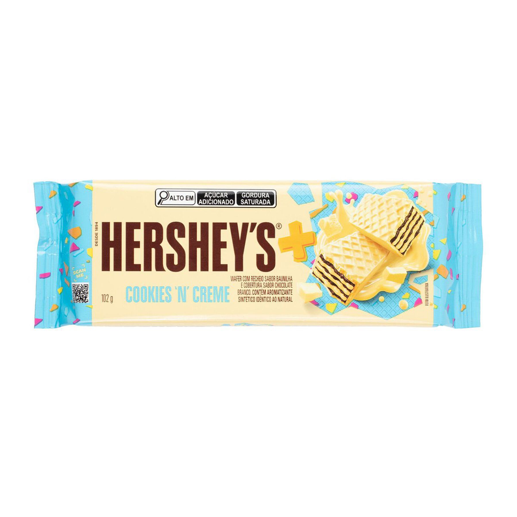 Wafer Cookies 'N' Creme Hershey's Mais 102g