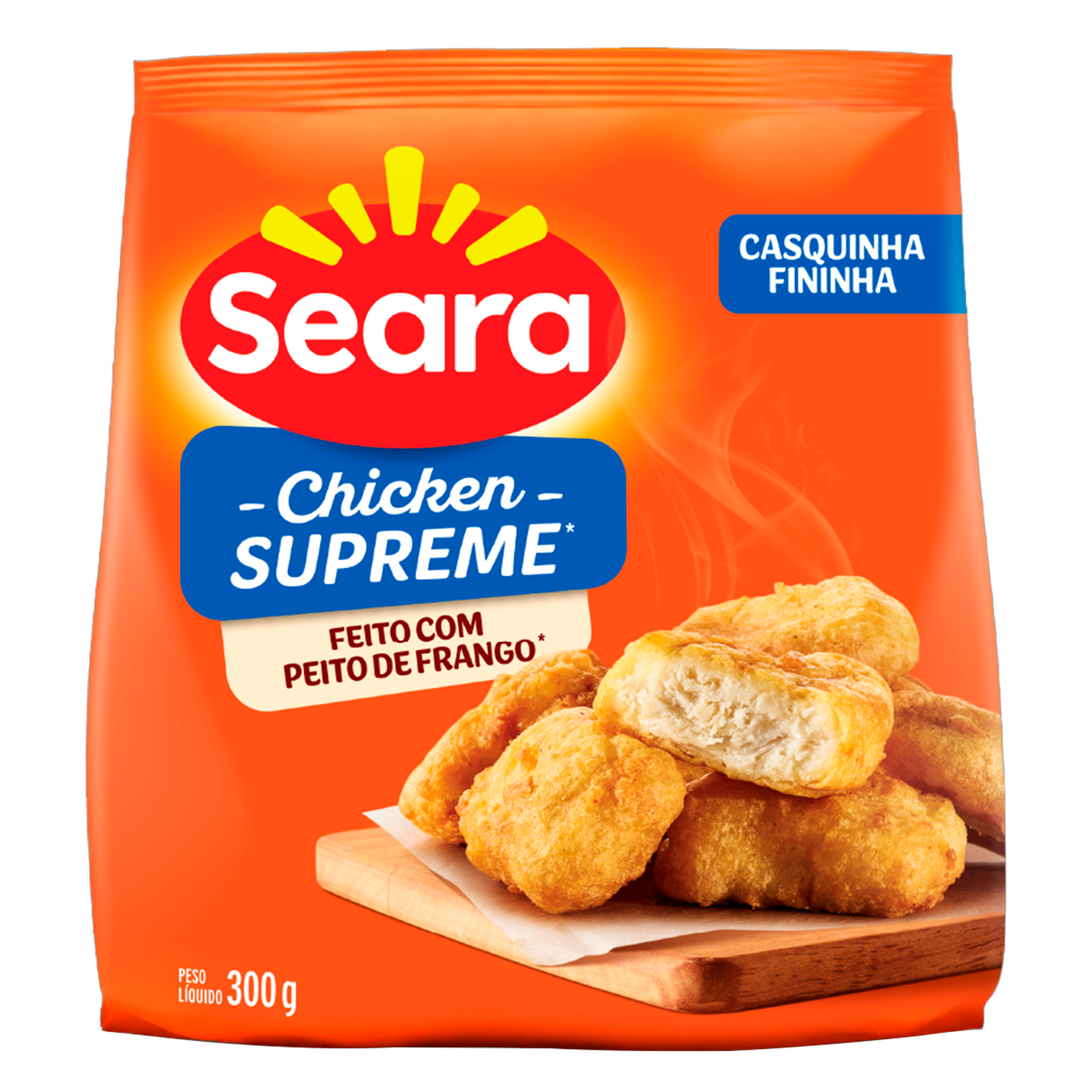 Empanado de Frango Chicken Supreme Seara Pacote 300g&nbsp;