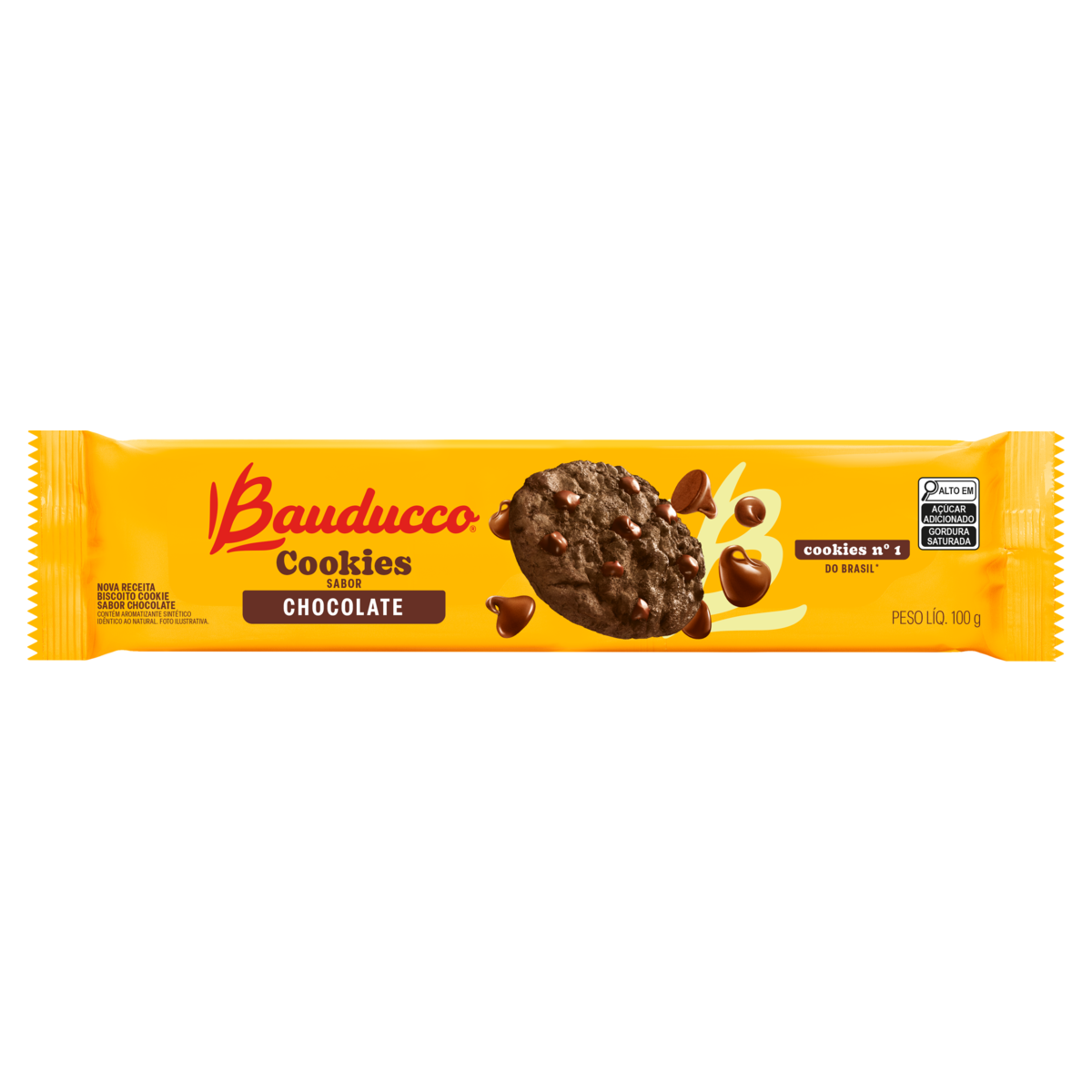 Biscoito Cookies Chocolate Bauducco 100g