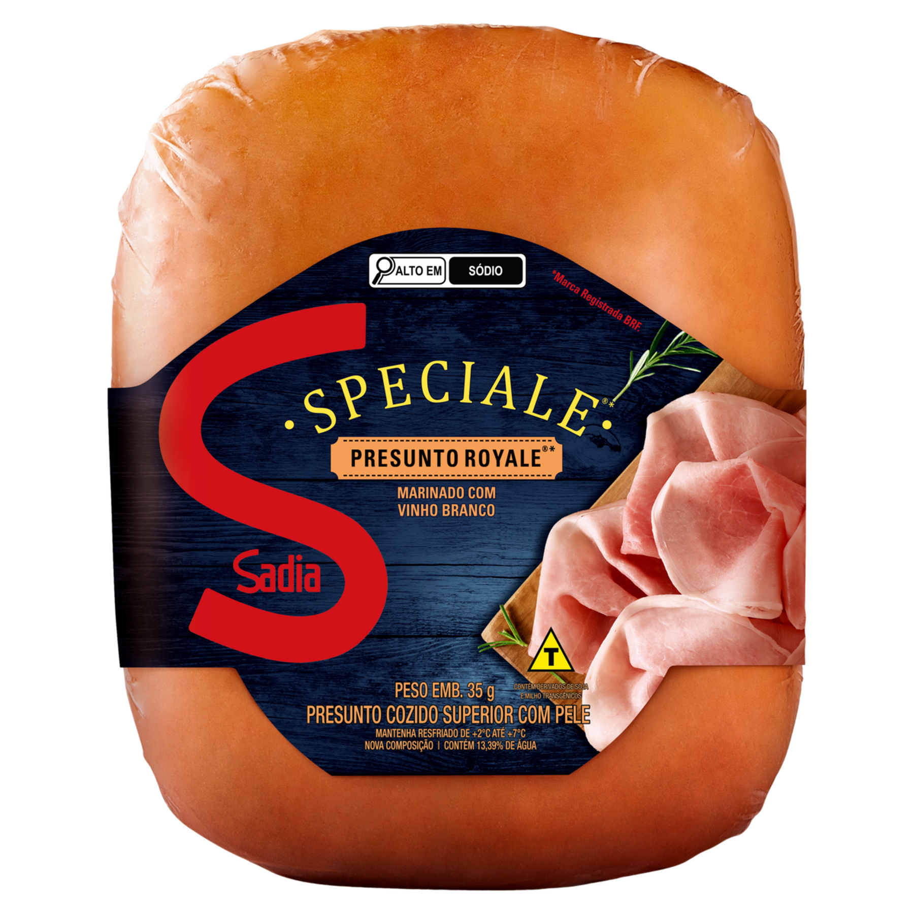 Presunto Royale Speciale Fatiado Sadia aprox. 150g