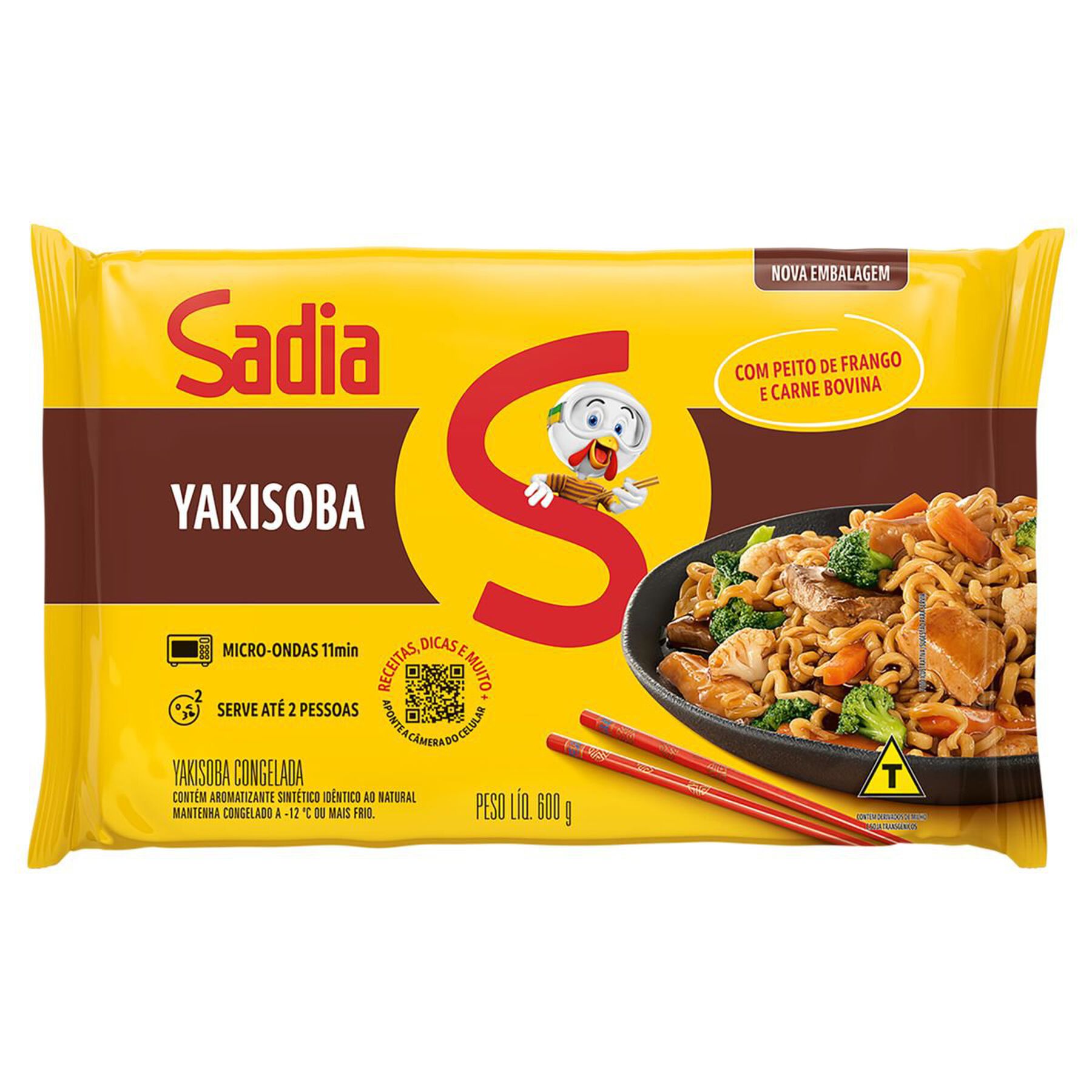 Yakisoba Sadia Pacote 600g&nbsp;