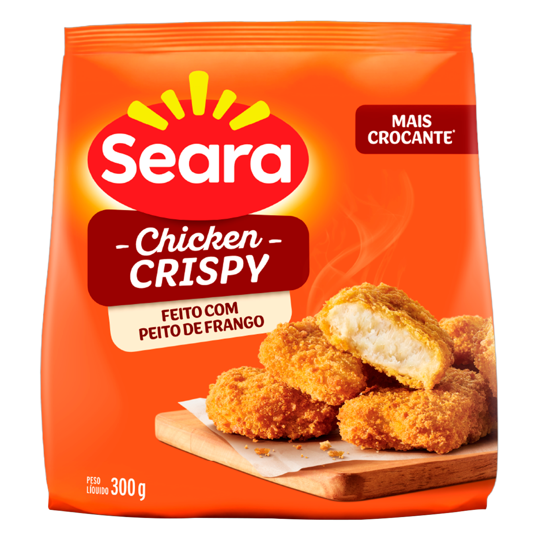 Empanado de Frango Chicken Crispy Tradicional Seara Pacote 300g&nbsp;